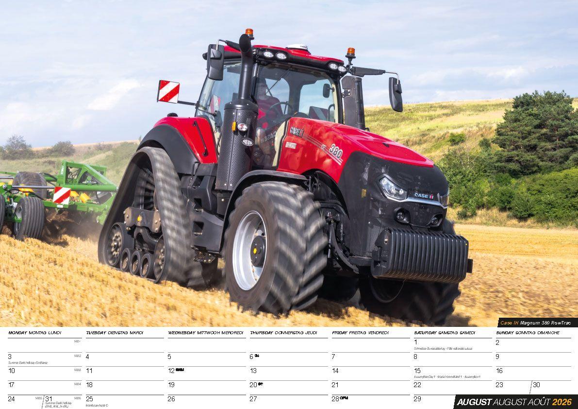 Beispielinhalt (Bild) Traktoren Kalender 2026