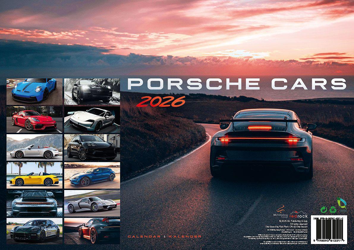 Beispielinhalt (Bild) Porsche Kalender 2026
