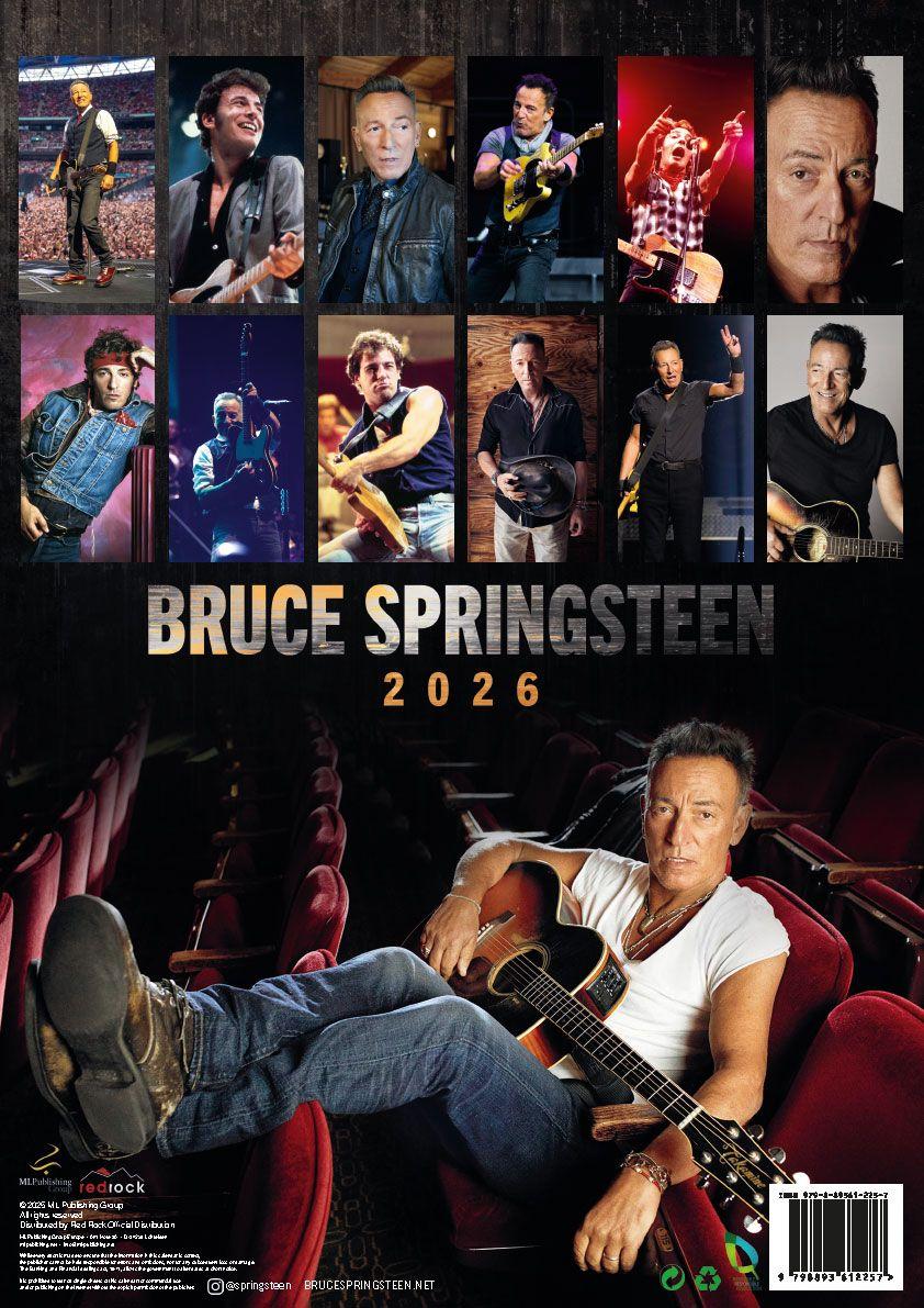 Beispielinhalt (Bild) Bruce Springsteen Kalender 2026