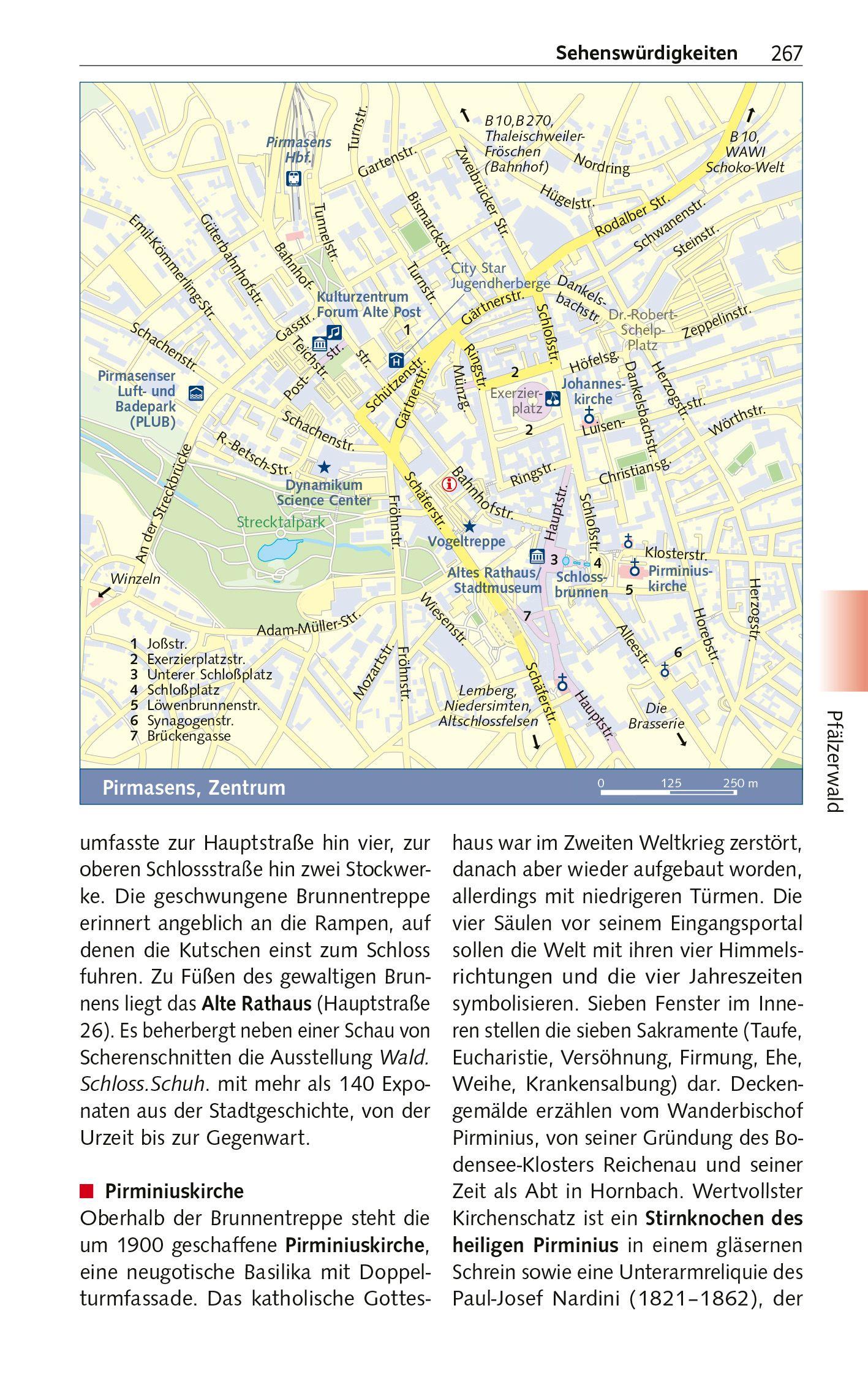 Beispielinhalt (Bild) TRESCHER Reiseführer Pfalz