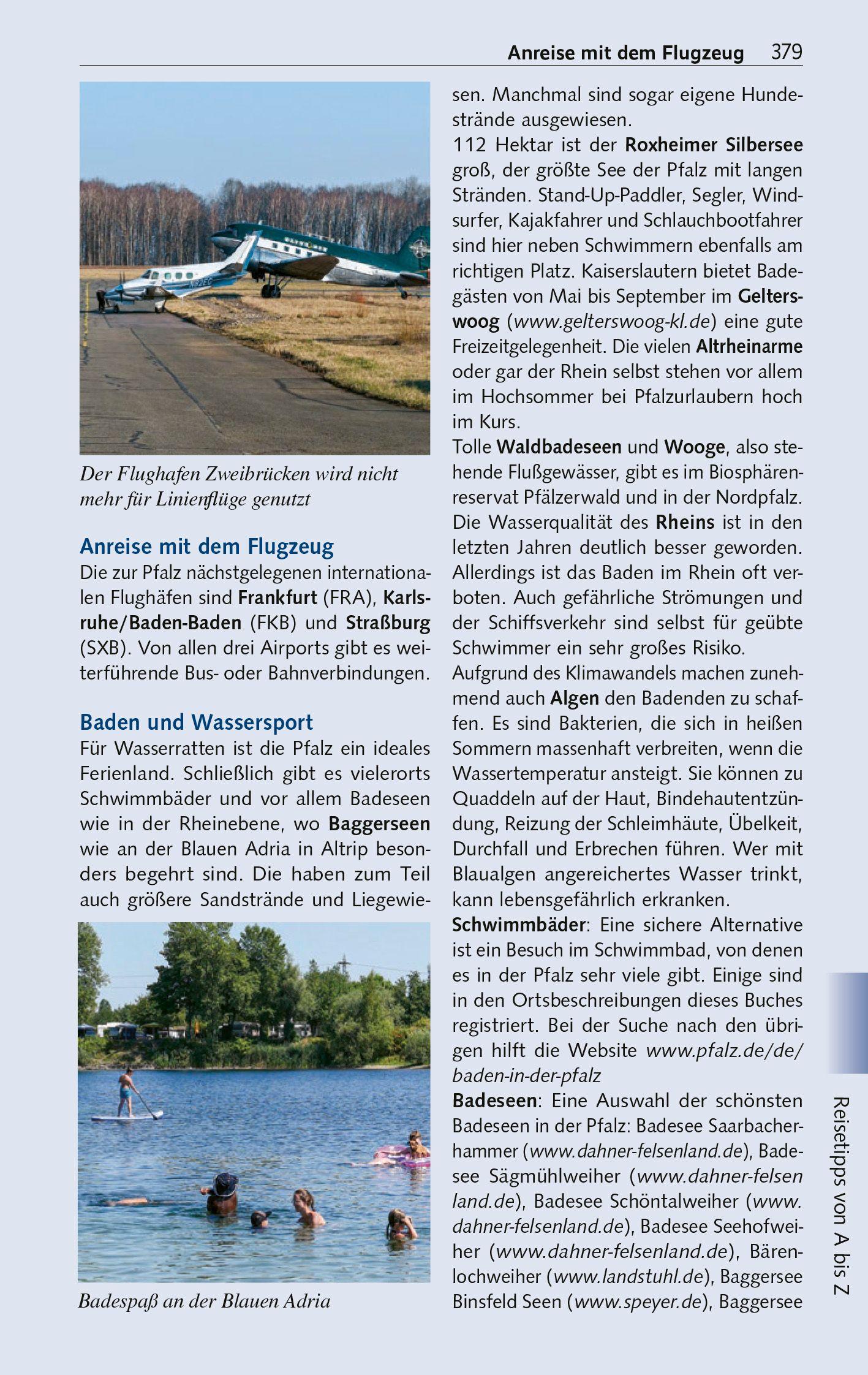 Beispielinhalt (Bild) TRESCHER Reiseführer Pfalz