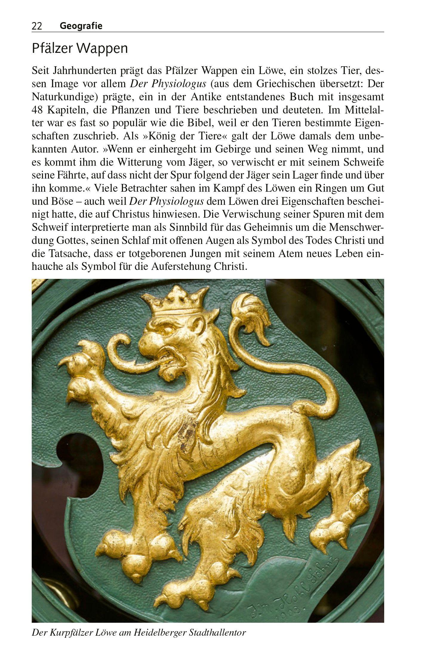 Beispielinhalt (Bild) TRESCHER Reiseführer Pfalz