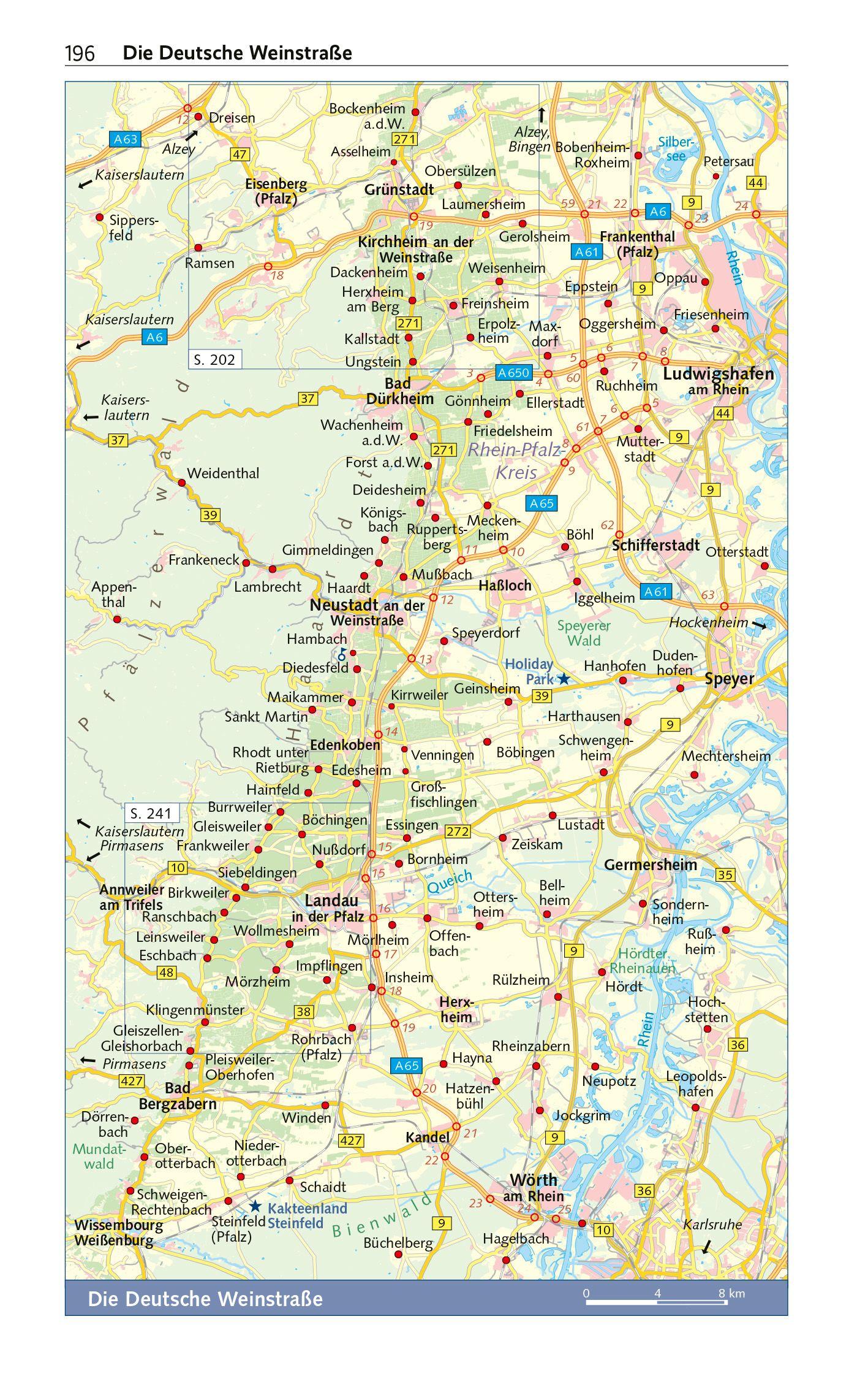 Beispielinhalt (Bild) TRESCHER Reiseführer Pfalz
