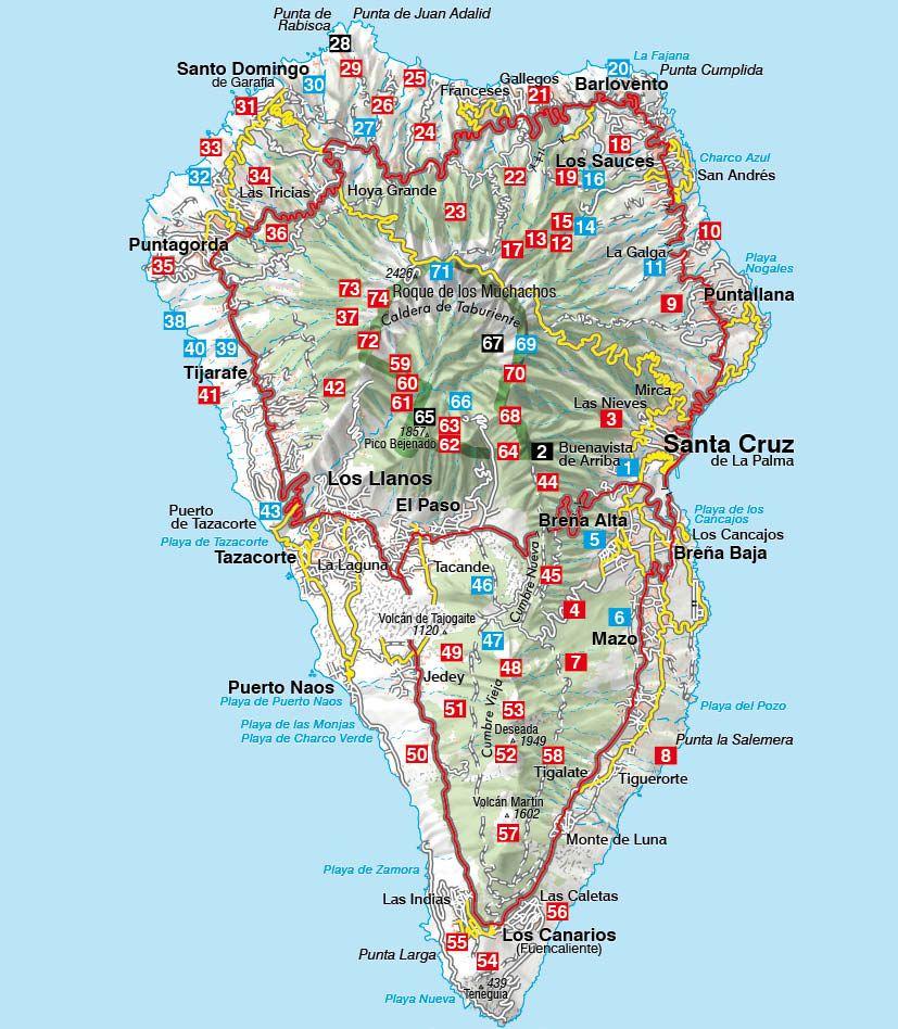 Beispielinhalt (Bild) La Palma, Rother Wanderführer