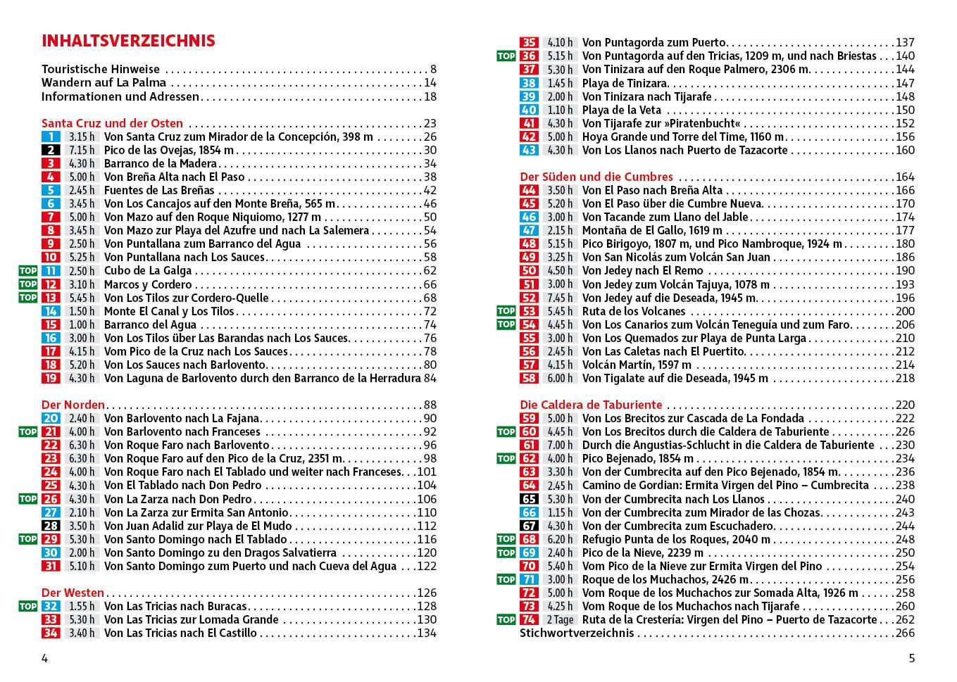 Beispielinhalt (Bild) La Palma, Rother Wanderführer