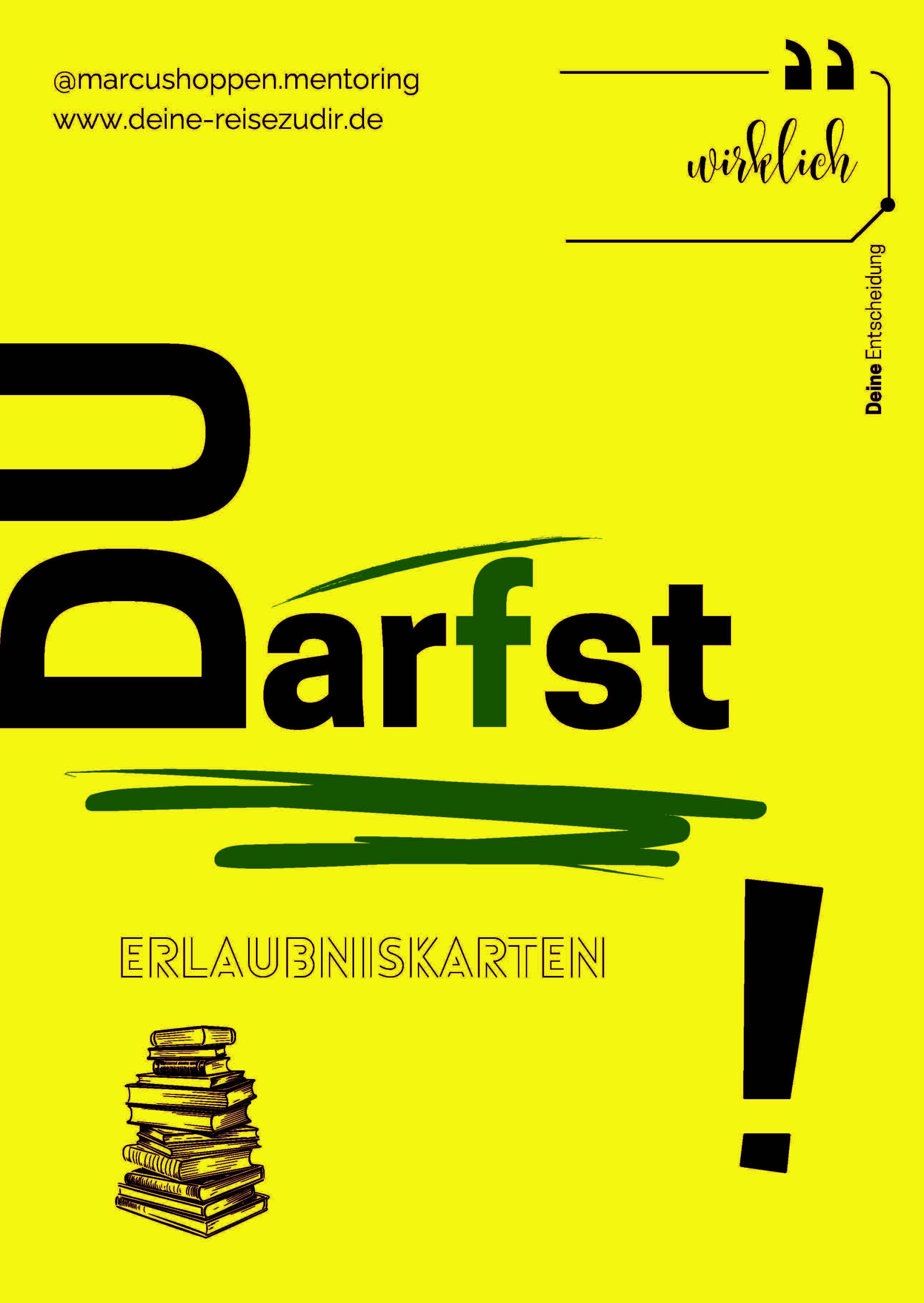Vorderes Coverbild Du darfst