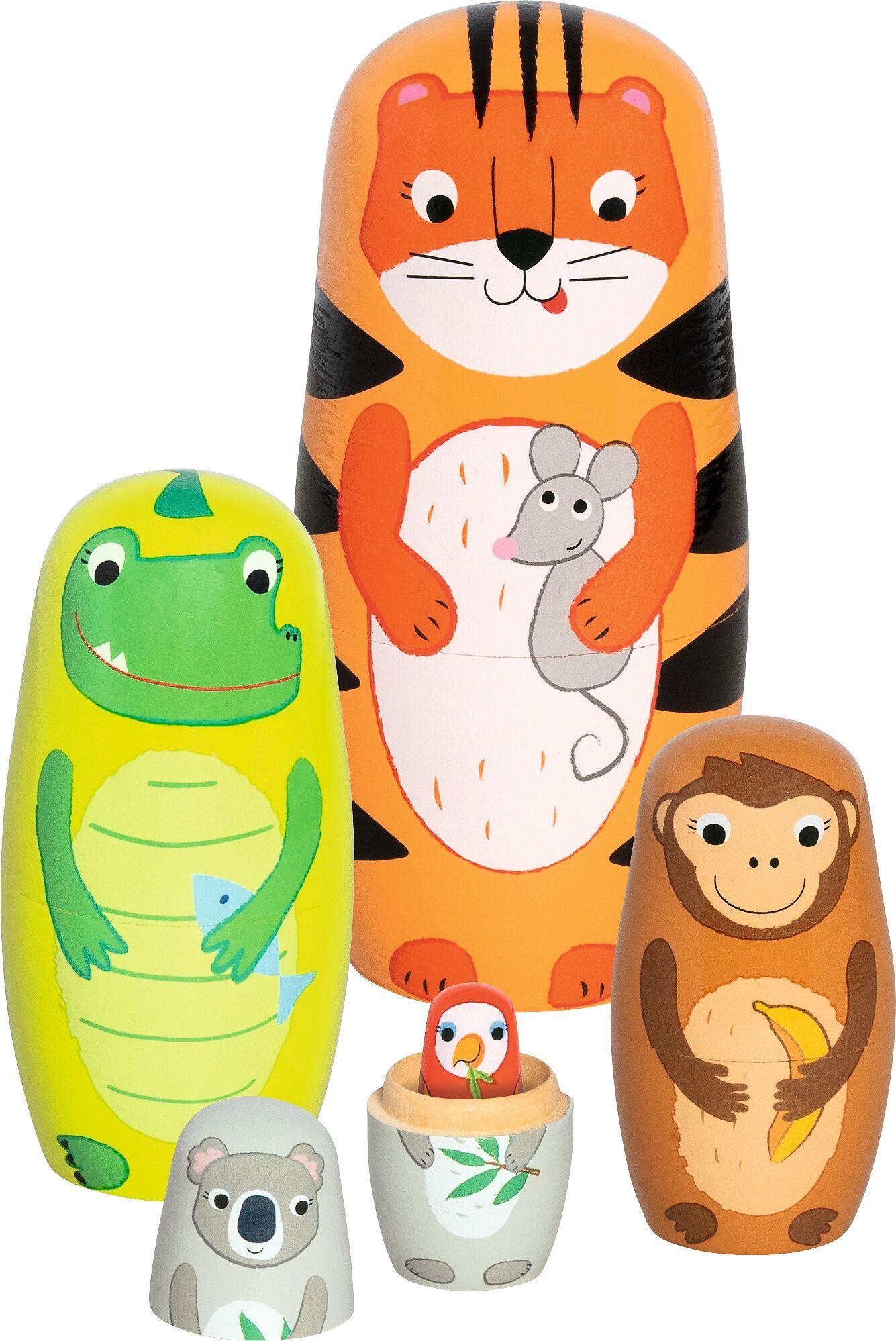 Vorderes Coverbild Matroschka Puppen, Tiger Tavi und seine Freunde