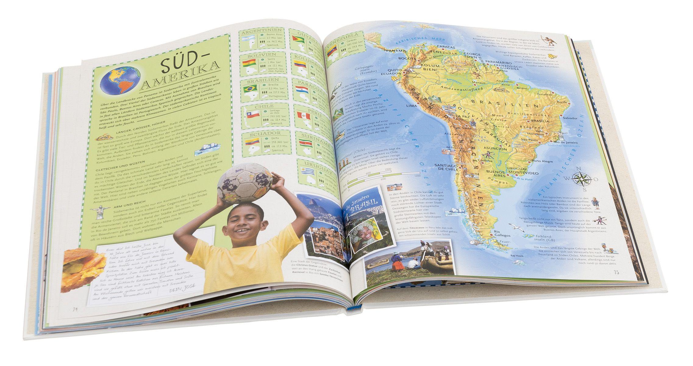 Beispielinhalt (Bild) Der große Kinder Weltatlas