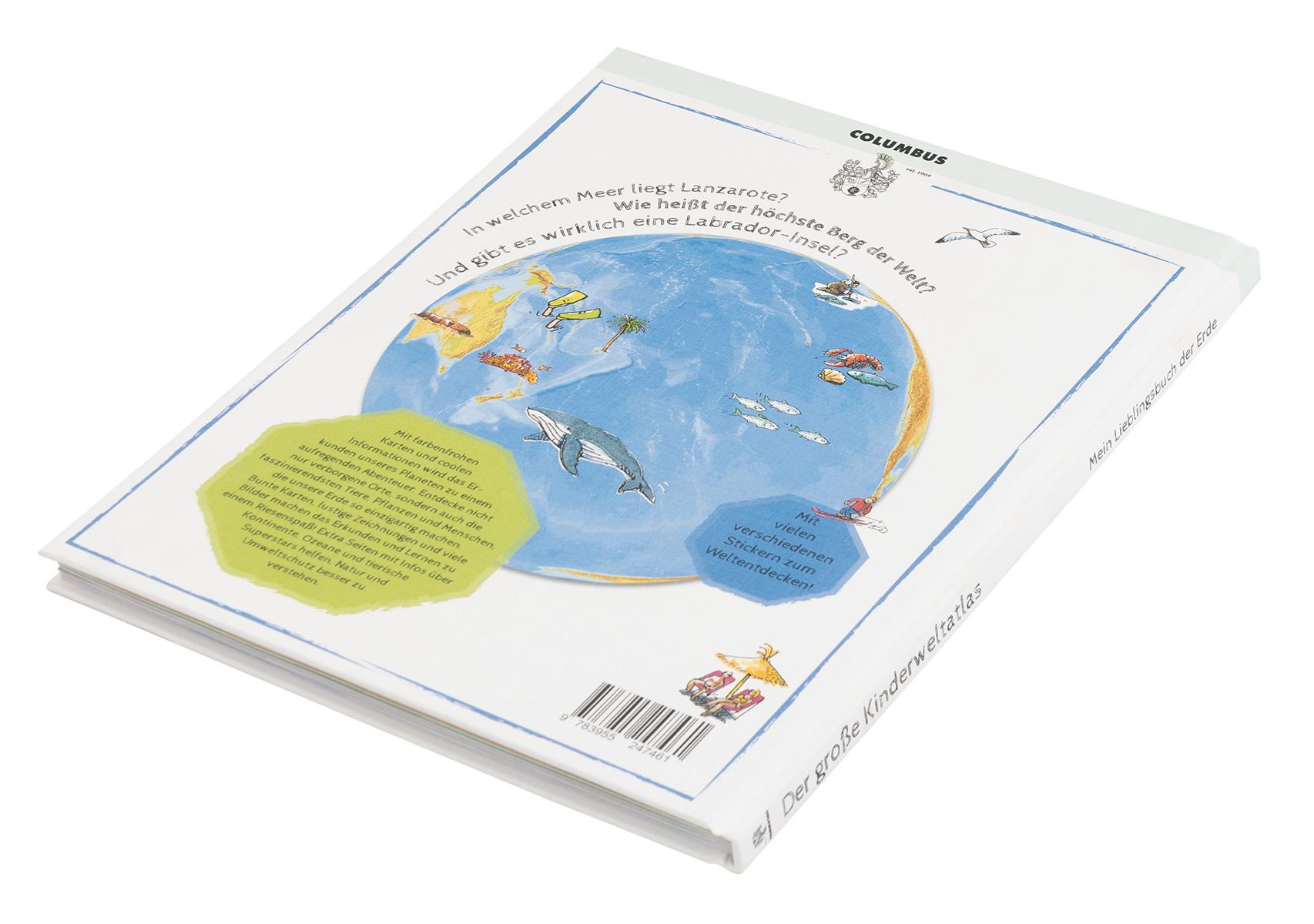 Rückseitencover Der große Kinder Weltatlas