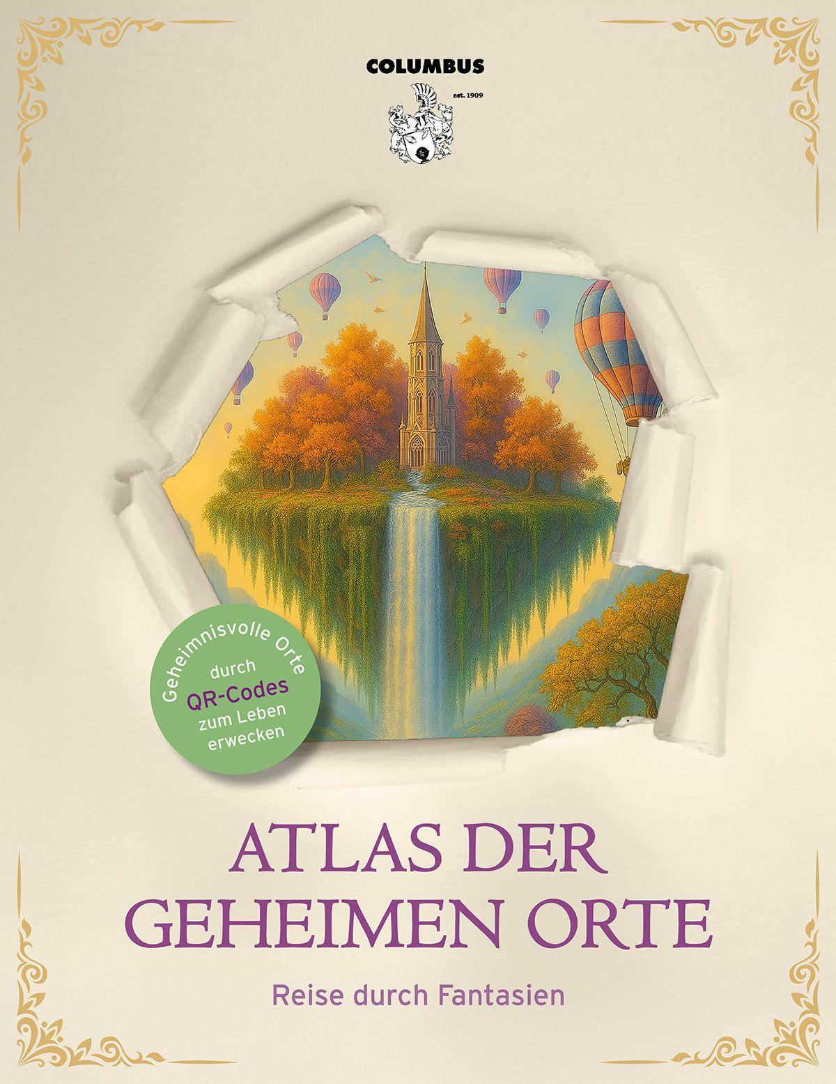 Vorderes Coverbild Atlas der geheimen Orte