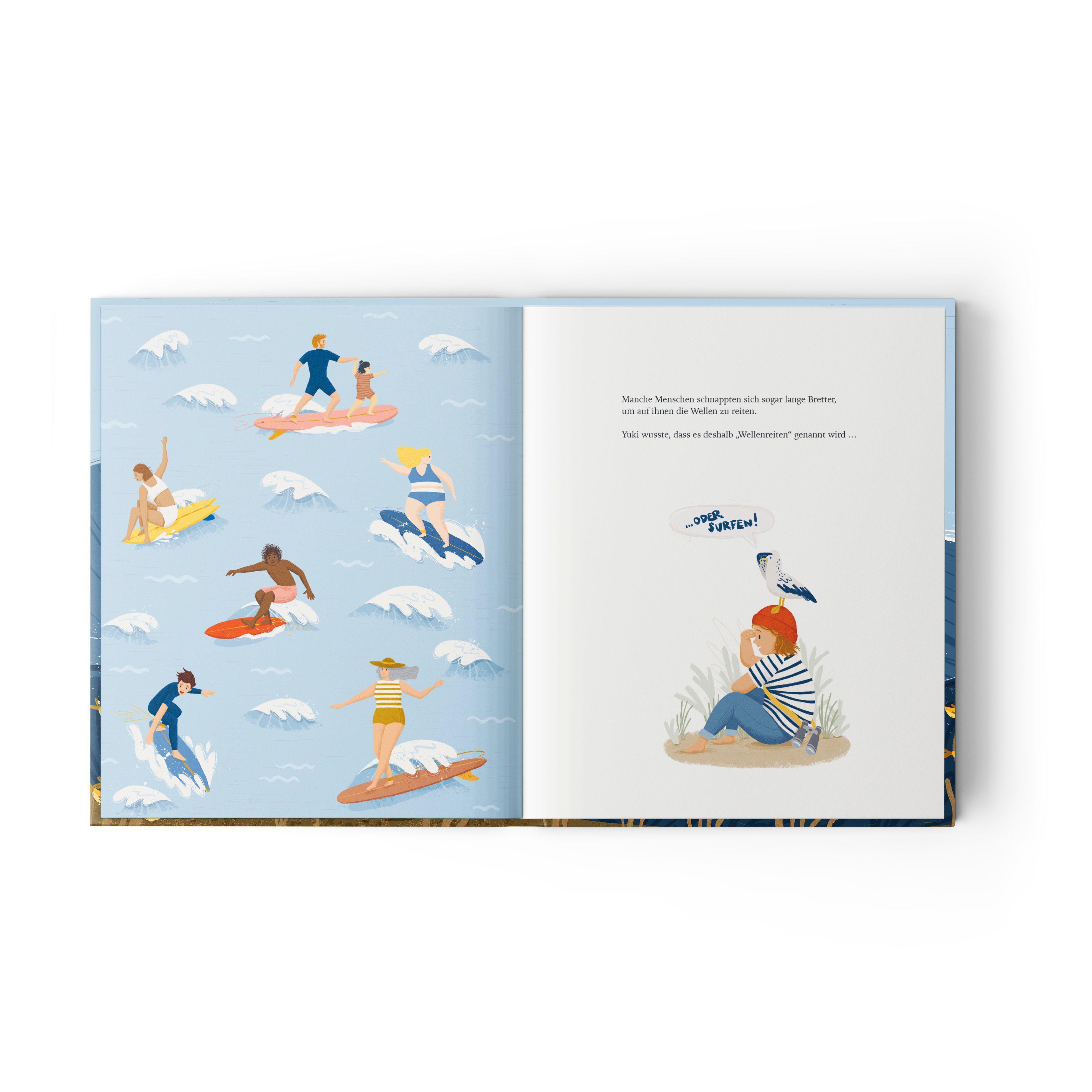 Beispielinhalt (Bild) Yuki und die Wellen
