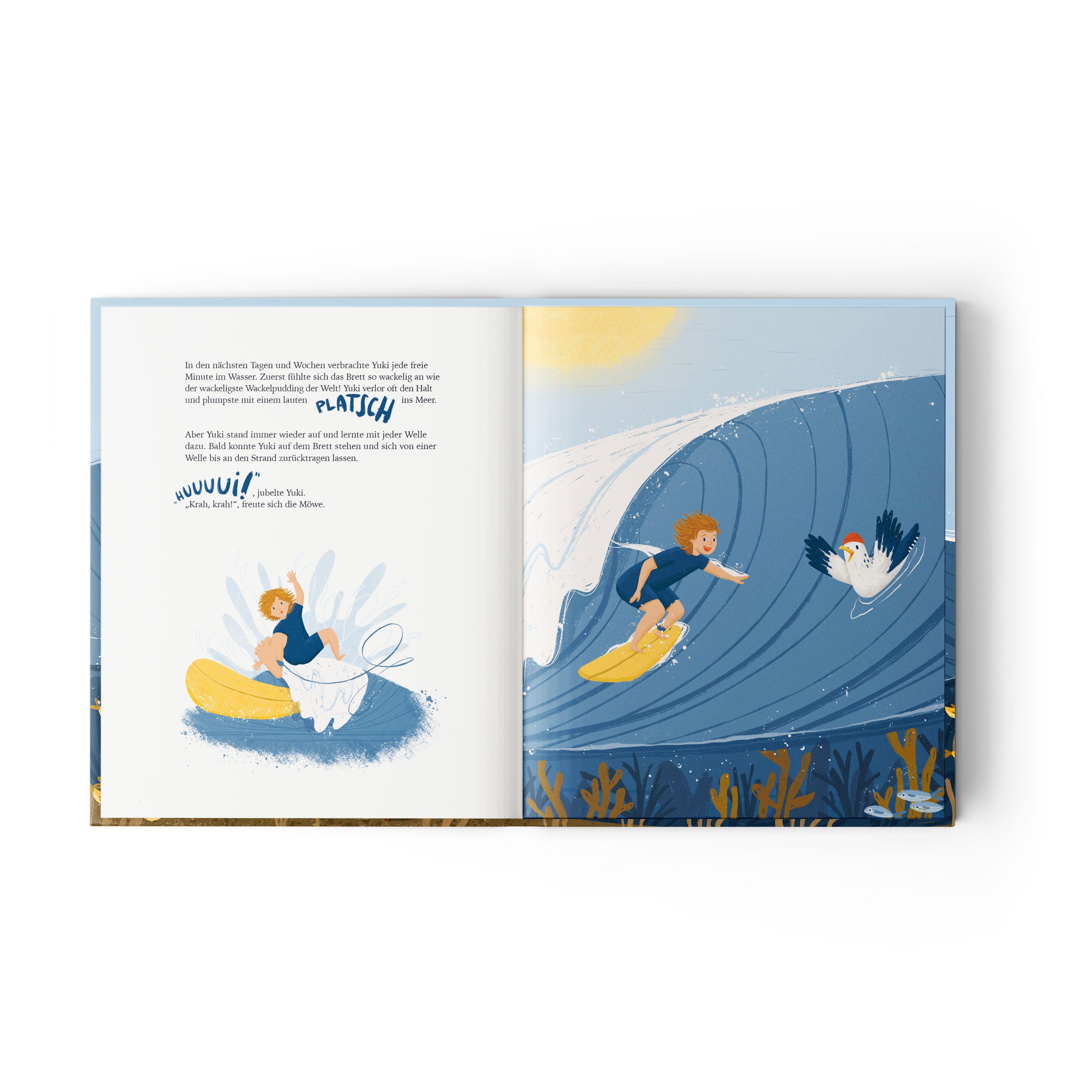 Beispielinhalt (Bild) Yuki und die Wellen