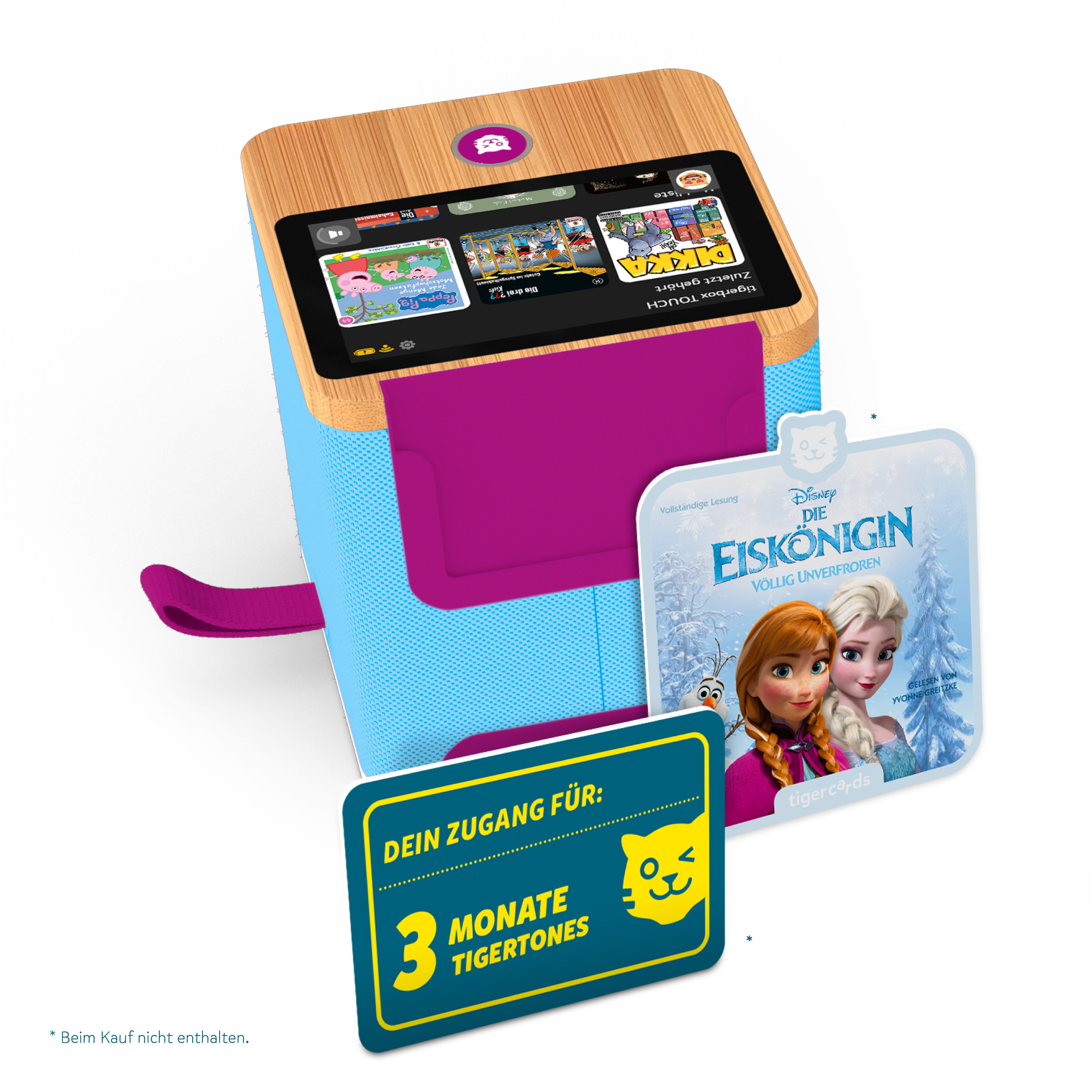 Beispielinhalt (Bild) tigerbox TOUCH PLUS ( Miami Sky / hellblau ) - ltd Edition