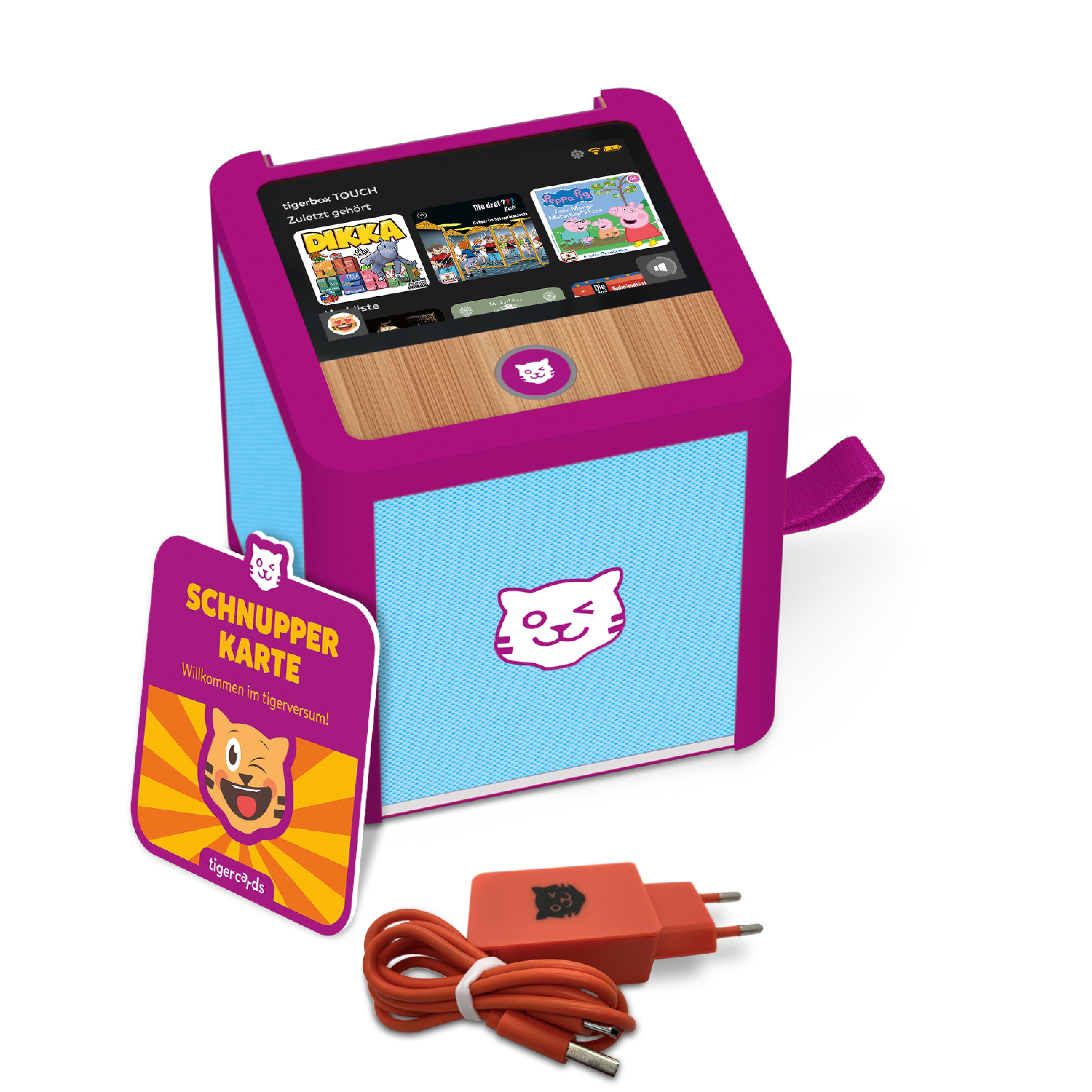 Beispielinhalt (Bild) tigerbox TOUCH PLUS ( Miami Sky / hellblau ) - ltd Edition