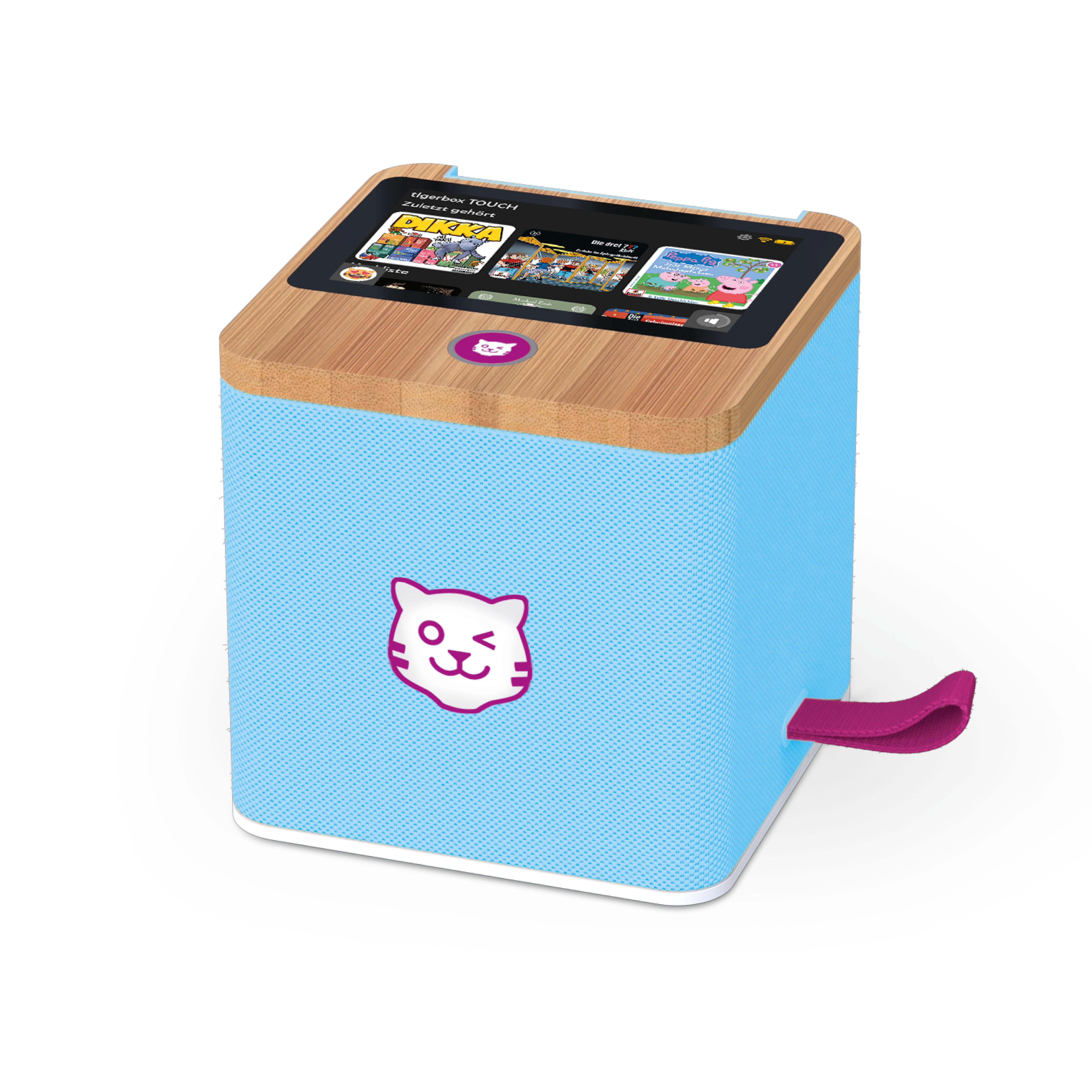 Vorderes Coverbild tigerbox TOUCH PLUS ( Miami Sky / hellblau ) - ltd Edition