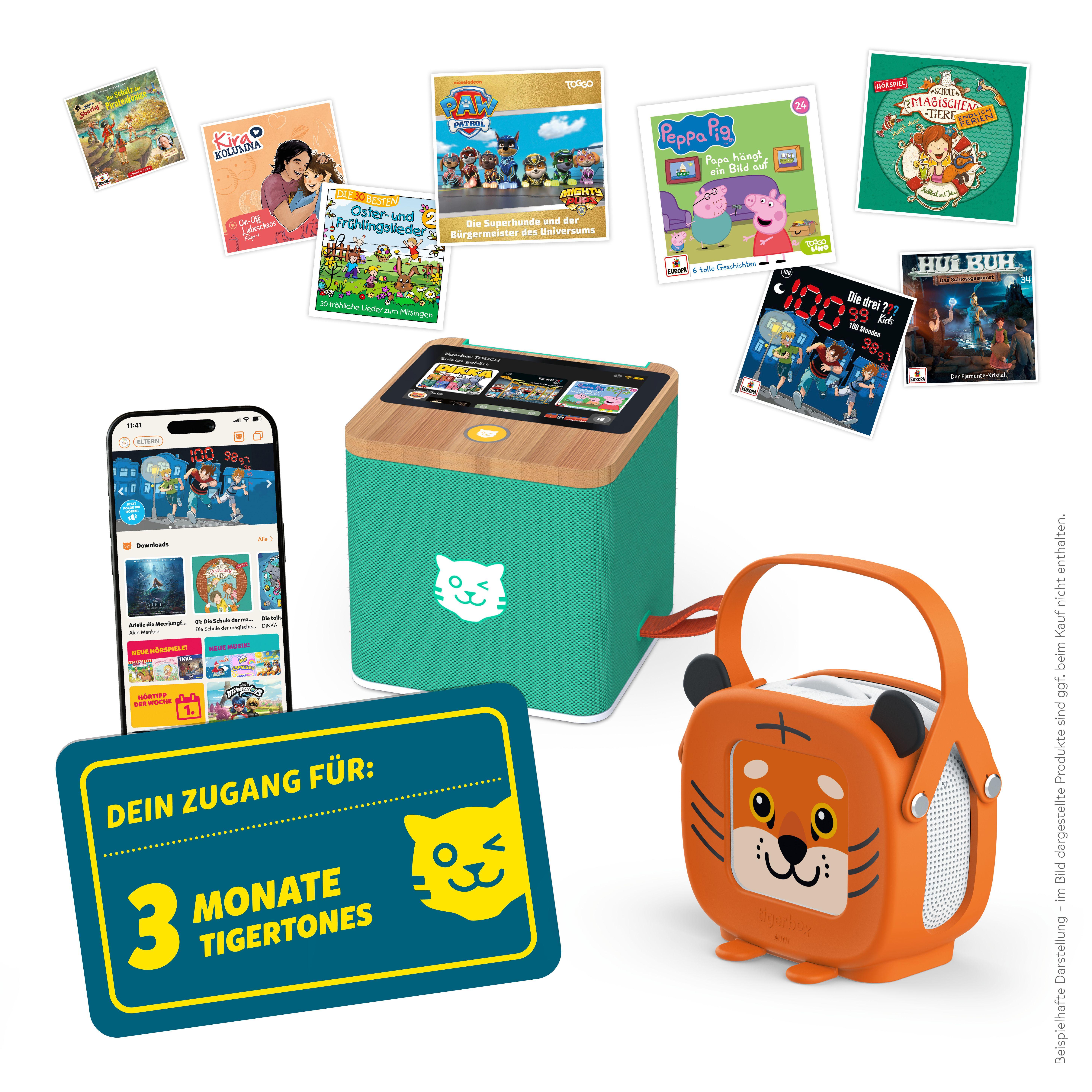 Beispielinhalt (Bild) tigertones DUO ticket - 3 Monate