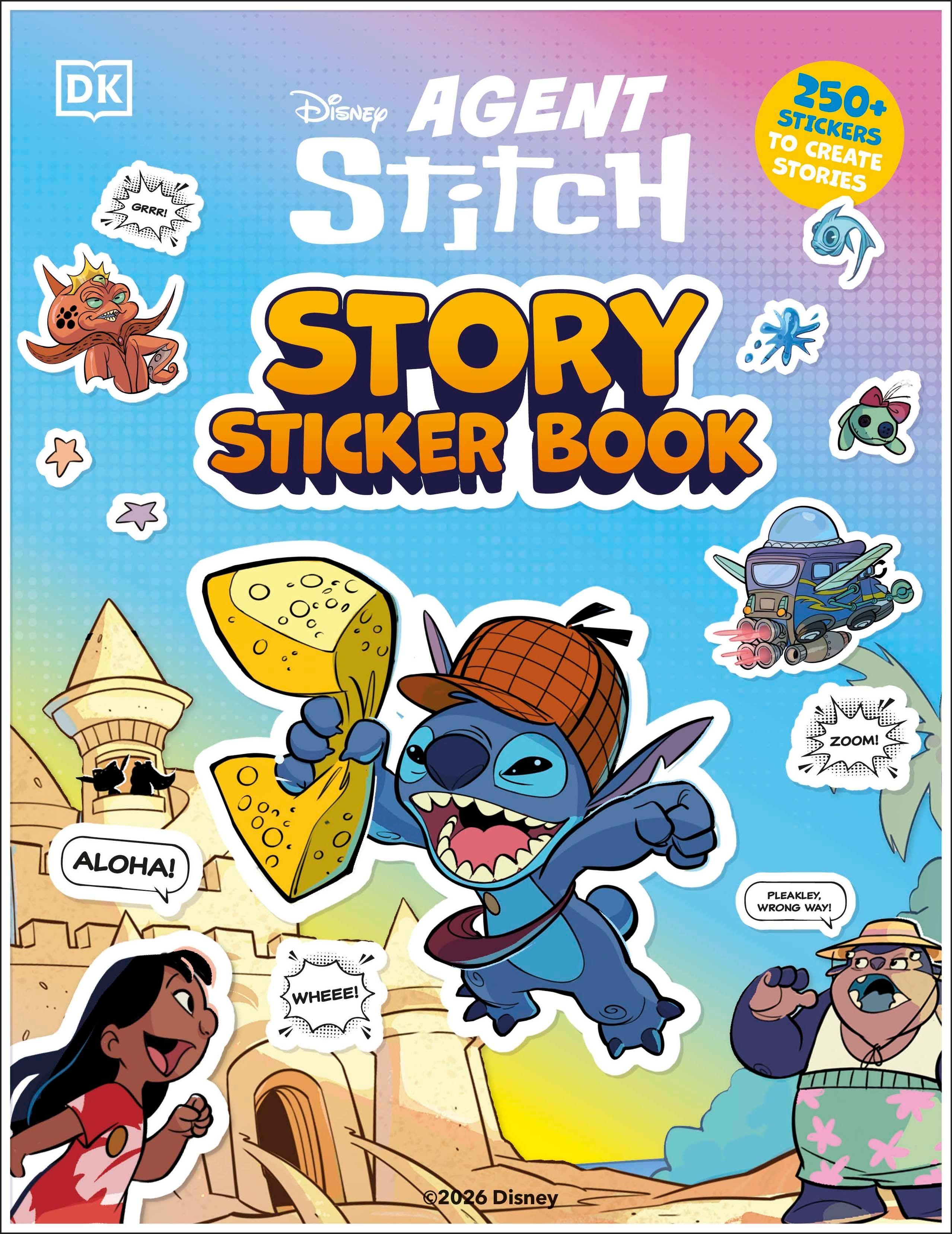 Vorderes Coverbild Disney Stitch Story Sticker Book