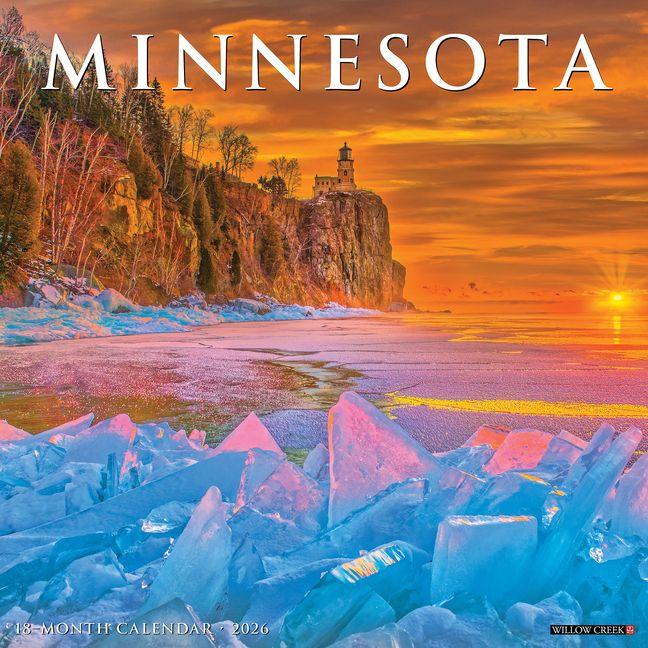 Vorderes Coverbild Minnesota 2026 12 X 12 Wall Calendar
