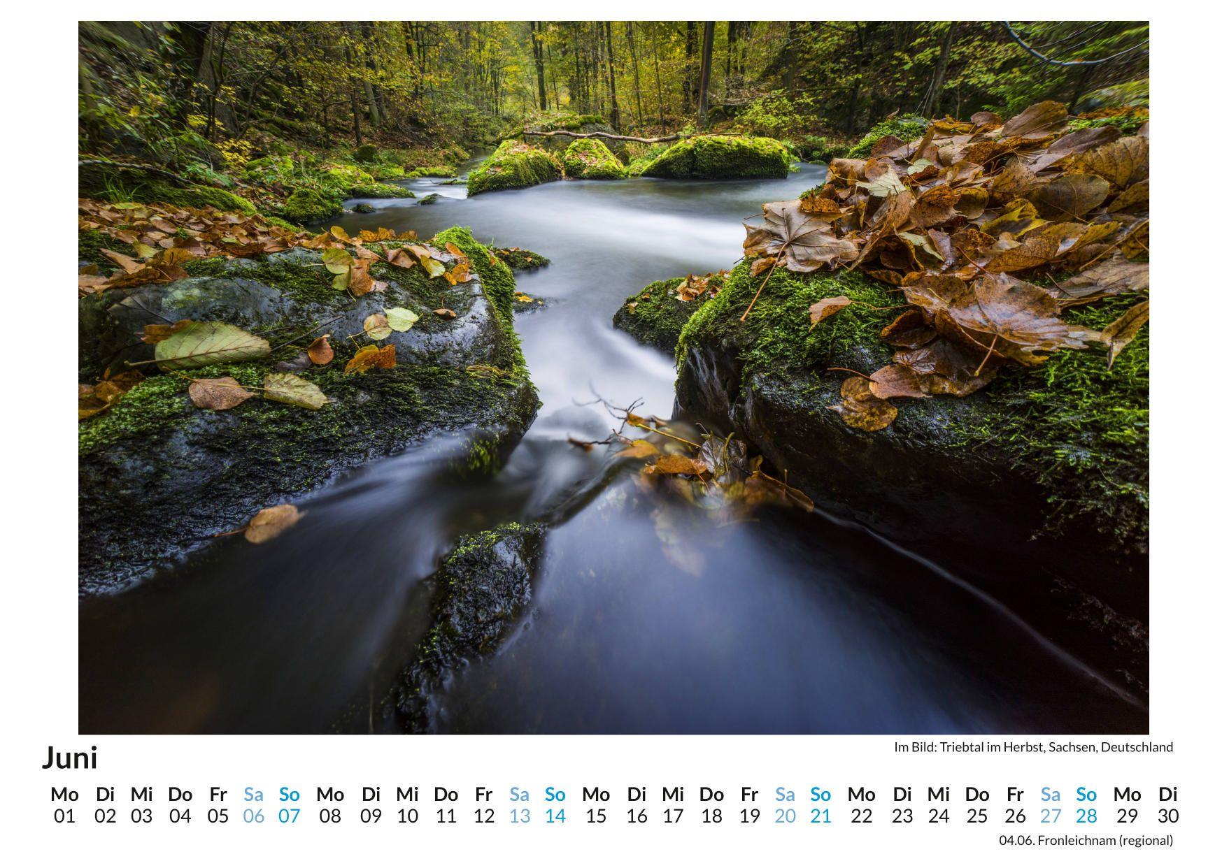 Beispielinhalt (Bild) Naturbilder aus Deutschland