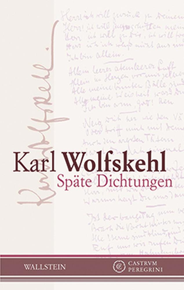 Vorderes Coverbild Späte Dichtungen