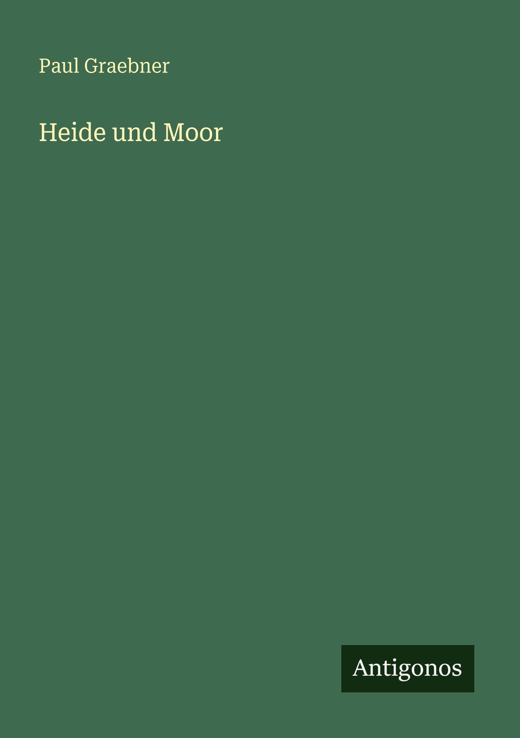 Vorderes Coverbild Heide und Moor