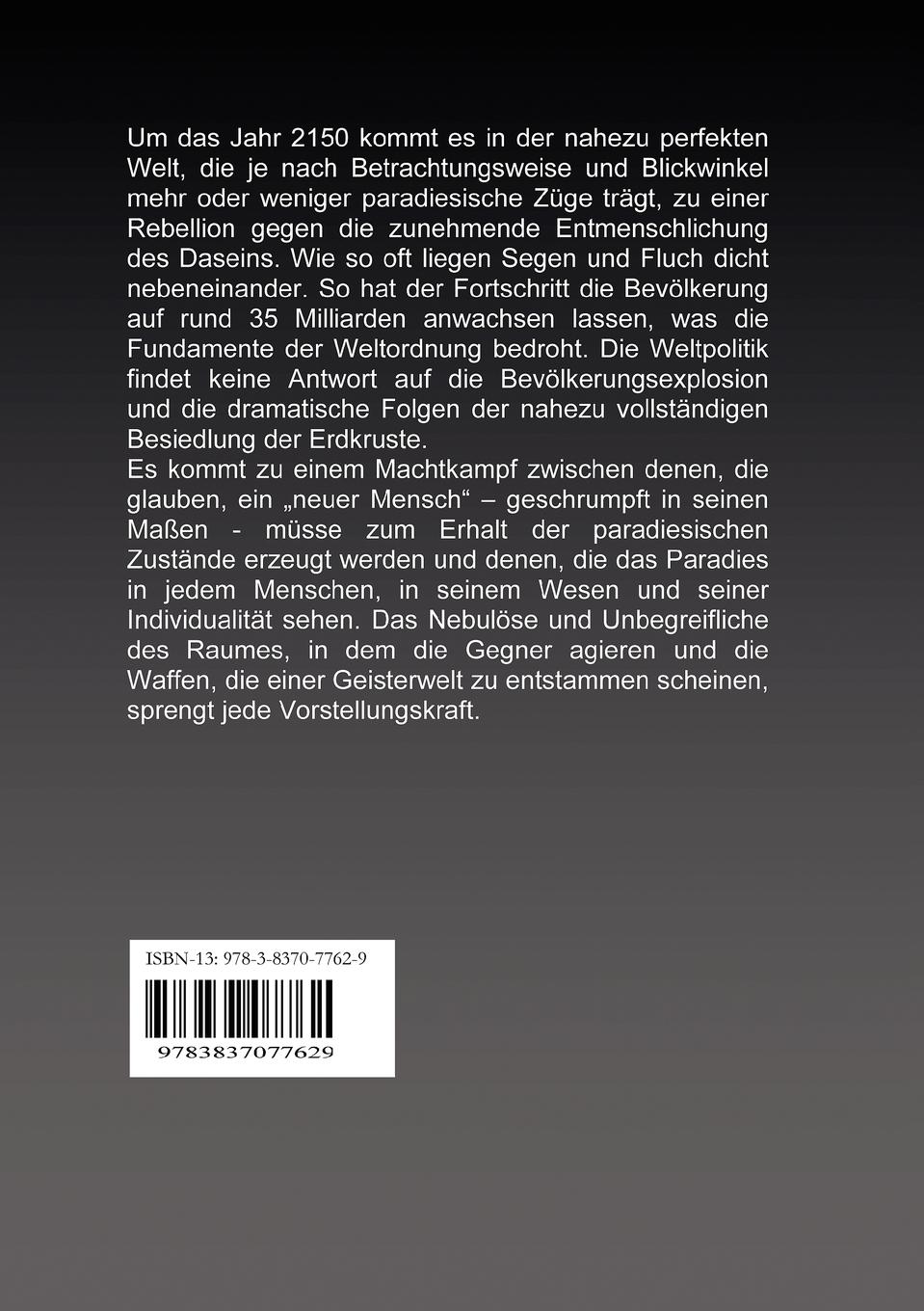 Rückseitencover Die Rebellion der Minusmenschen