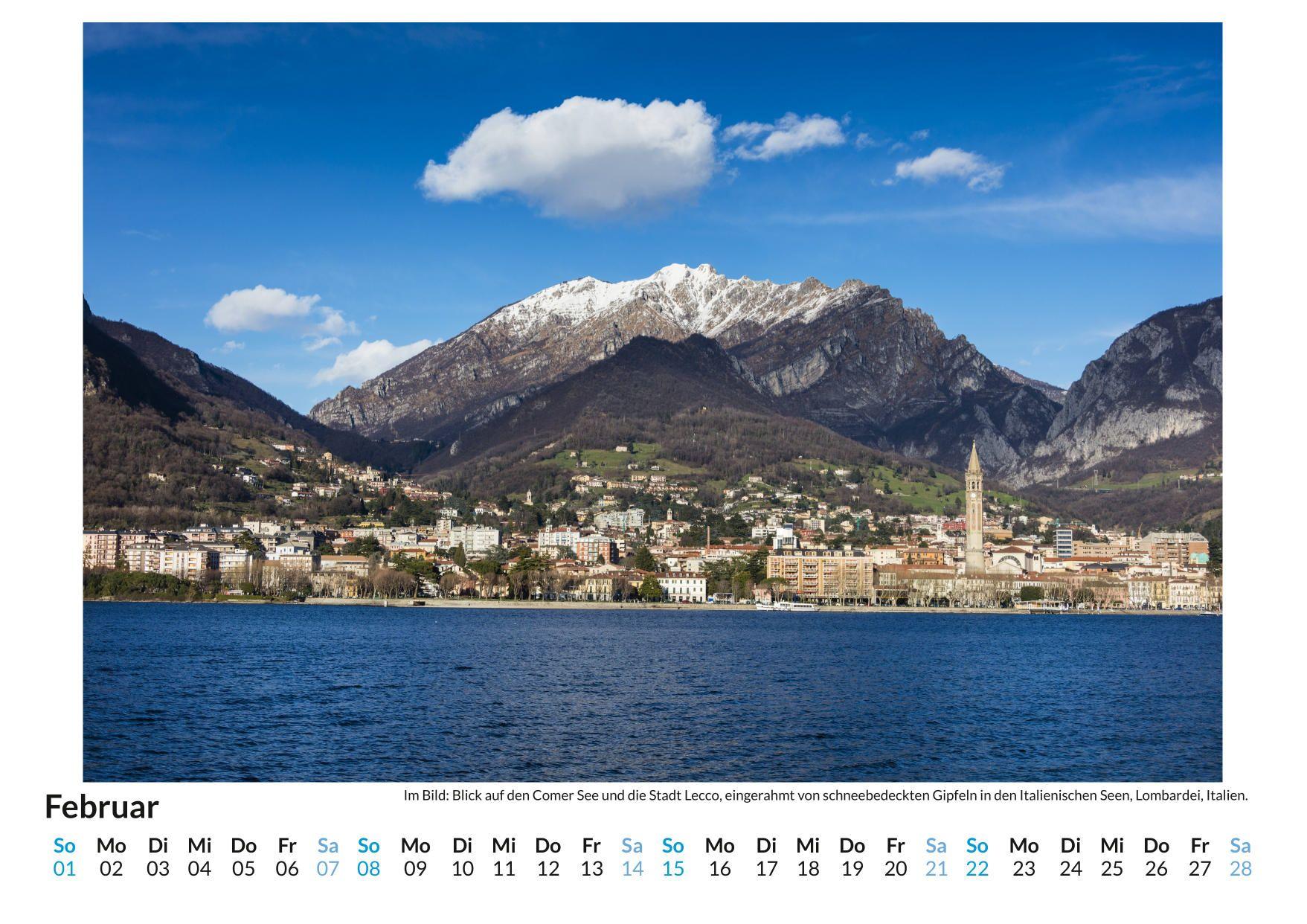 Beispielinhalt (Bild) Oberitalienische Seen