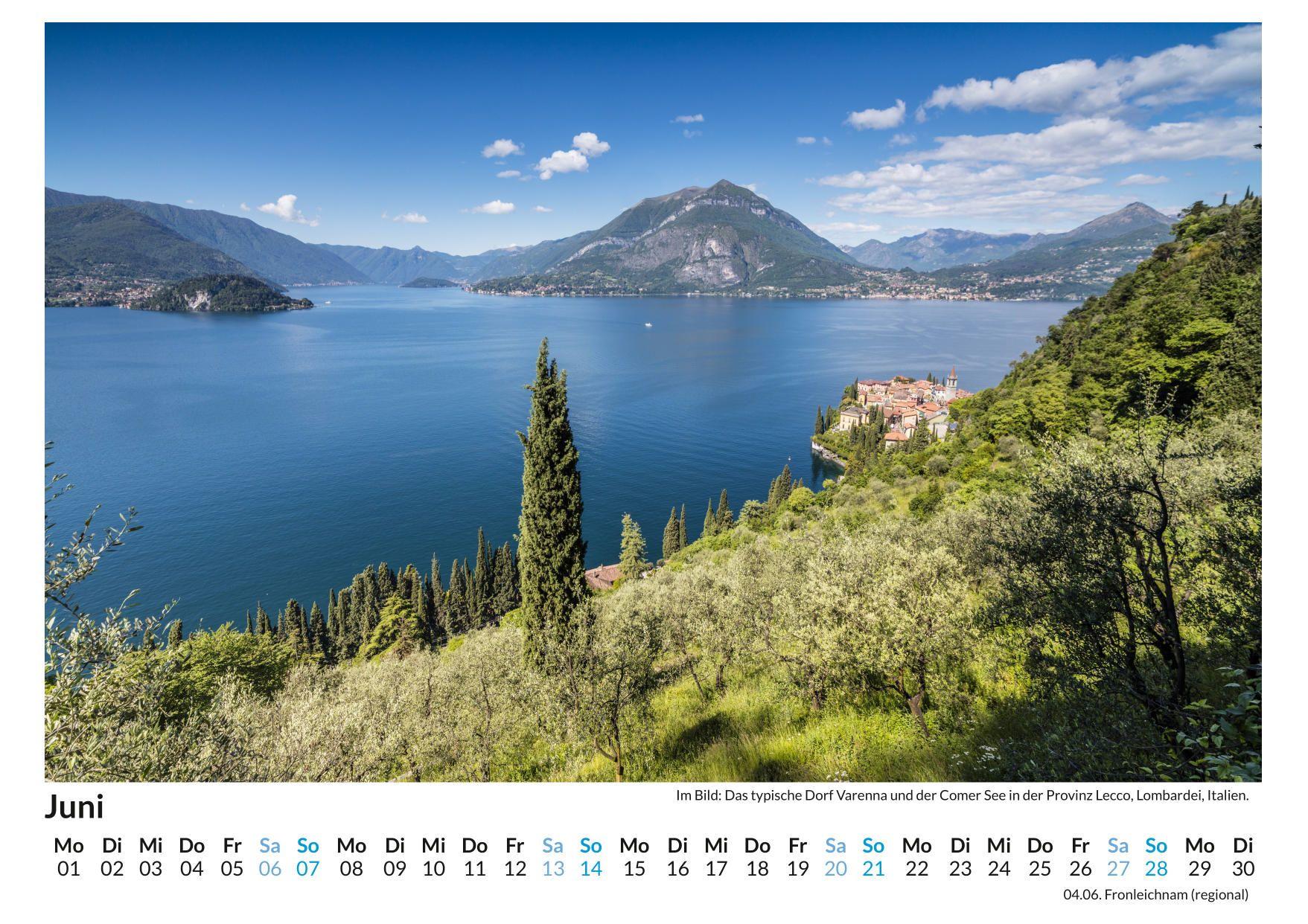 Beispielinhalt (Bild) Oberitalienische Seen