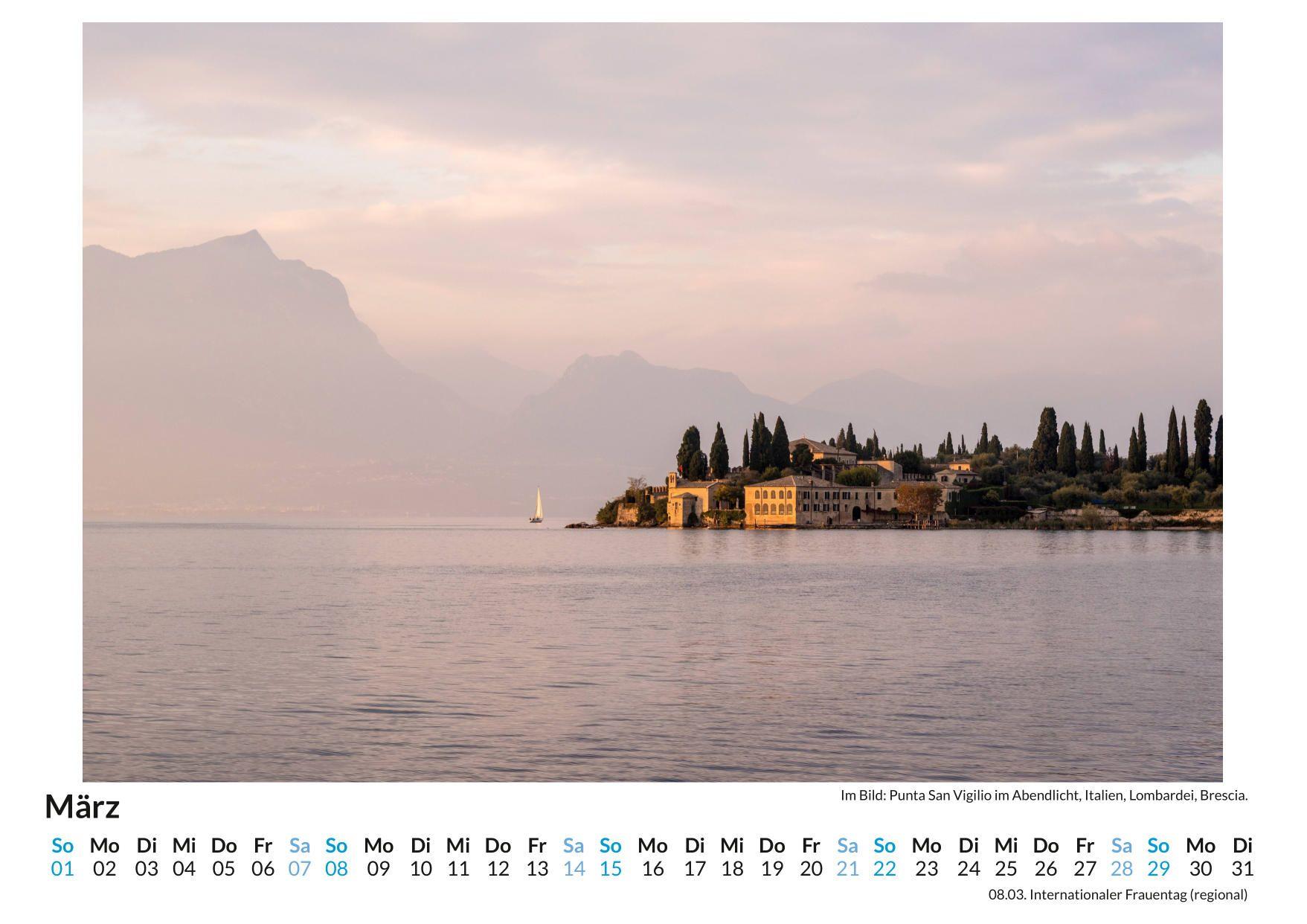 Beispielinhalt (Bild) Oberitalienische Seen