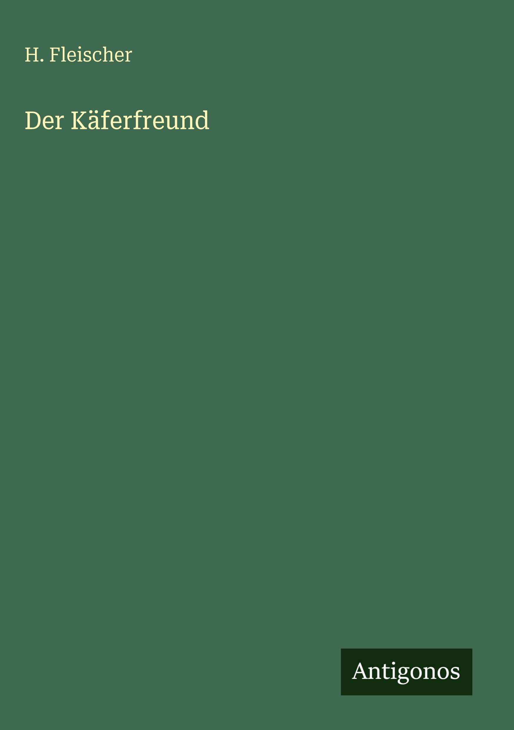 Vorderes Coverbild Der Käferfreund