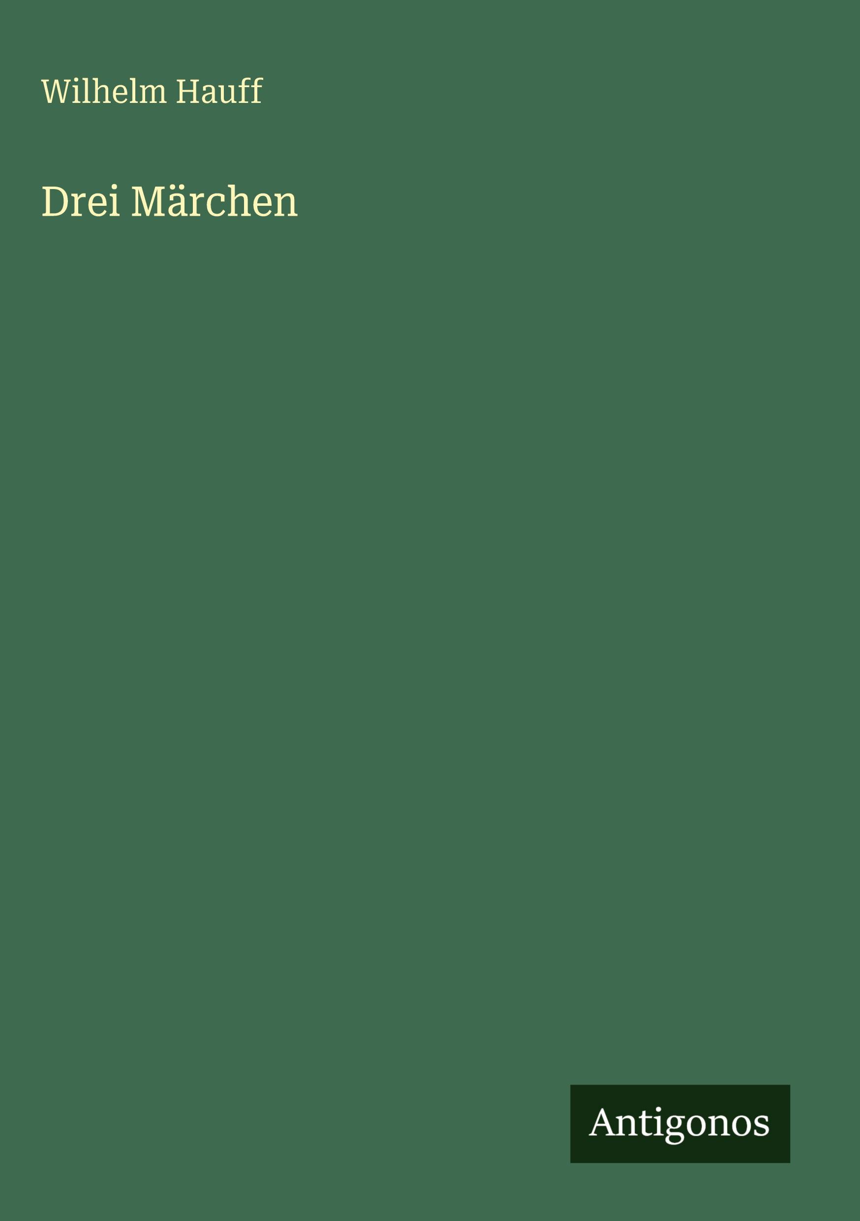 Vorderes Coverbild Drei Märchen