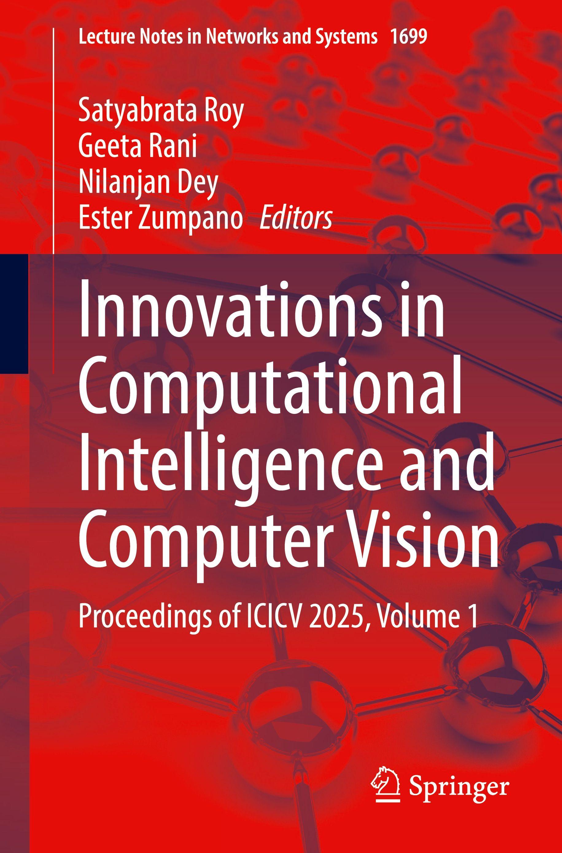 Vorderes Coverbild Innovations in Computational Intelligence and Computer Vision