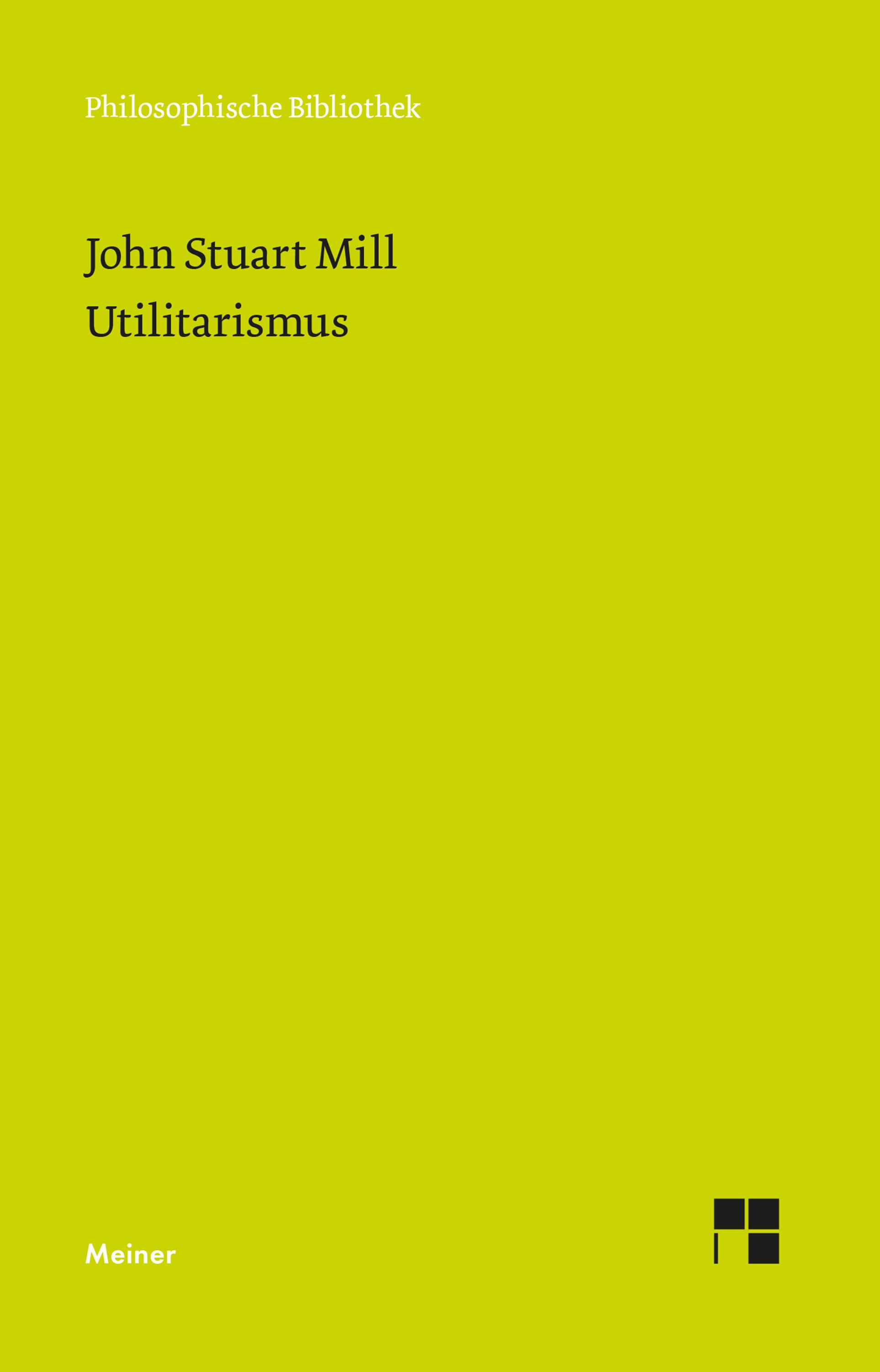 Vorderes Coverbild Utilitarismus