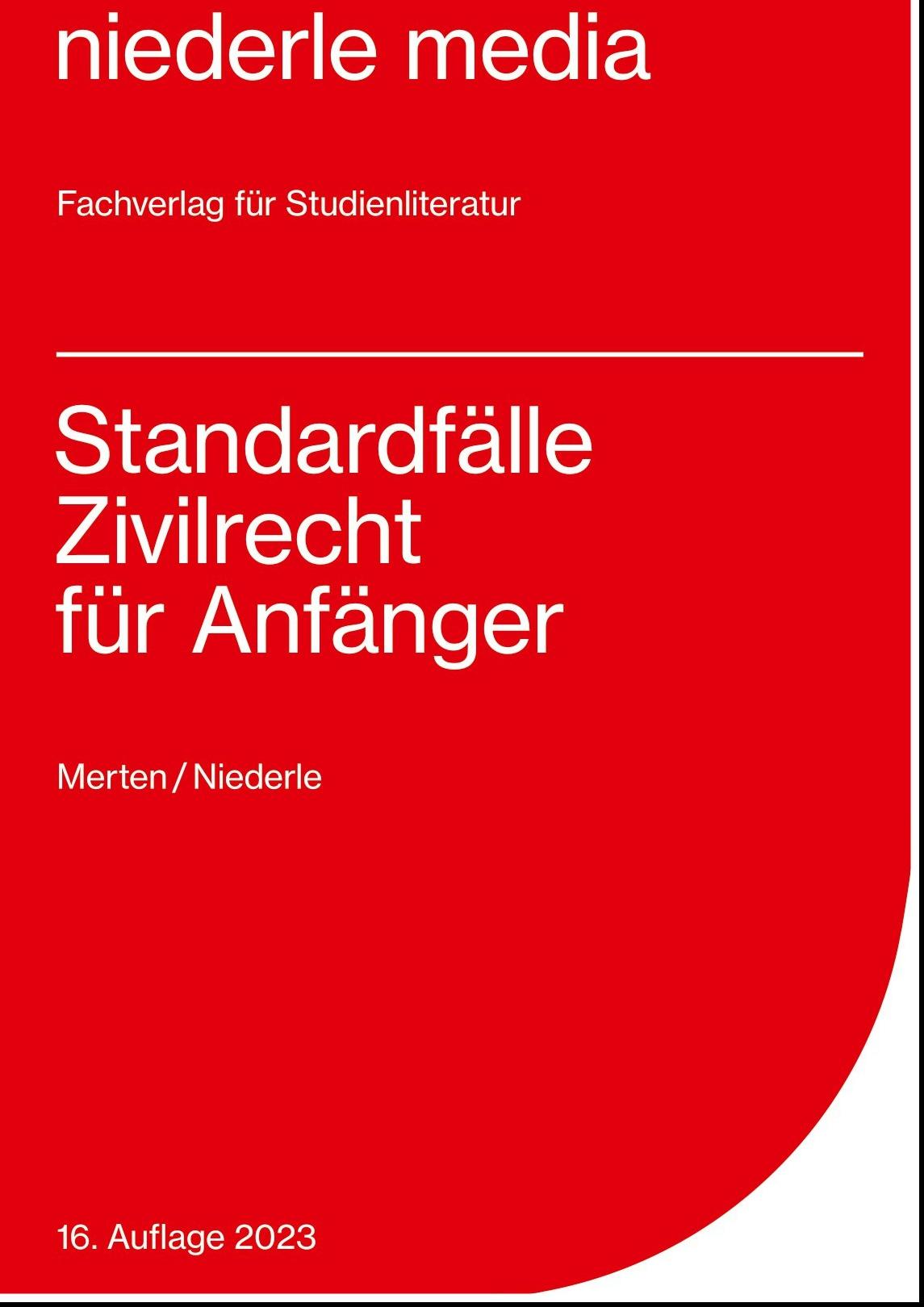 Vorderes Coverbild Standardfälle Zivilrecht für Anfänger