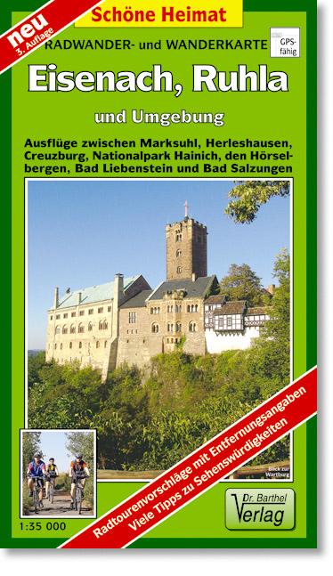 Vorderes Coverbild Eisenach, Ruhla und Umgebung 1 : 35 000. Radwander-und Wanderkarte