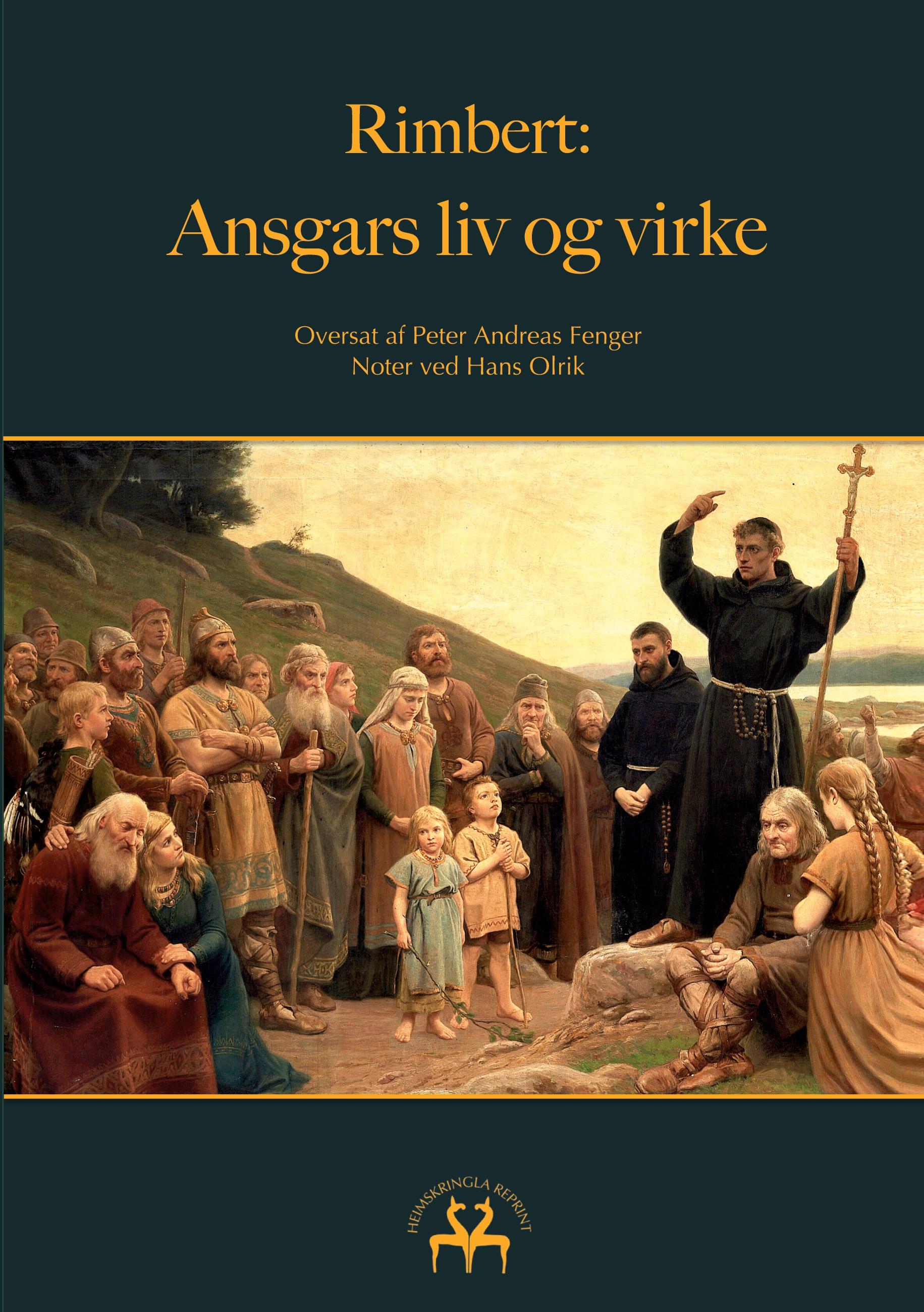 Vorderes Coverbild Rimbert: Ansgars liv og virke