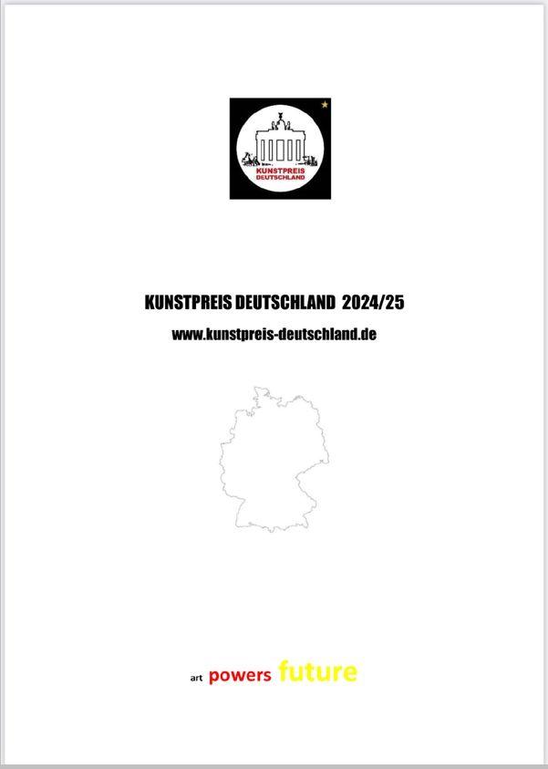 Vorderes Coverbild Kunstpreis Deutschland 2024/2025