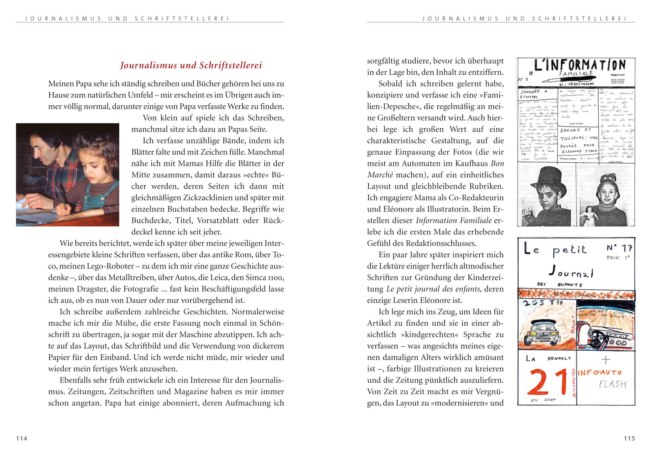 Beispielinhalt (Bild) "?und ich war nie in der Schule."