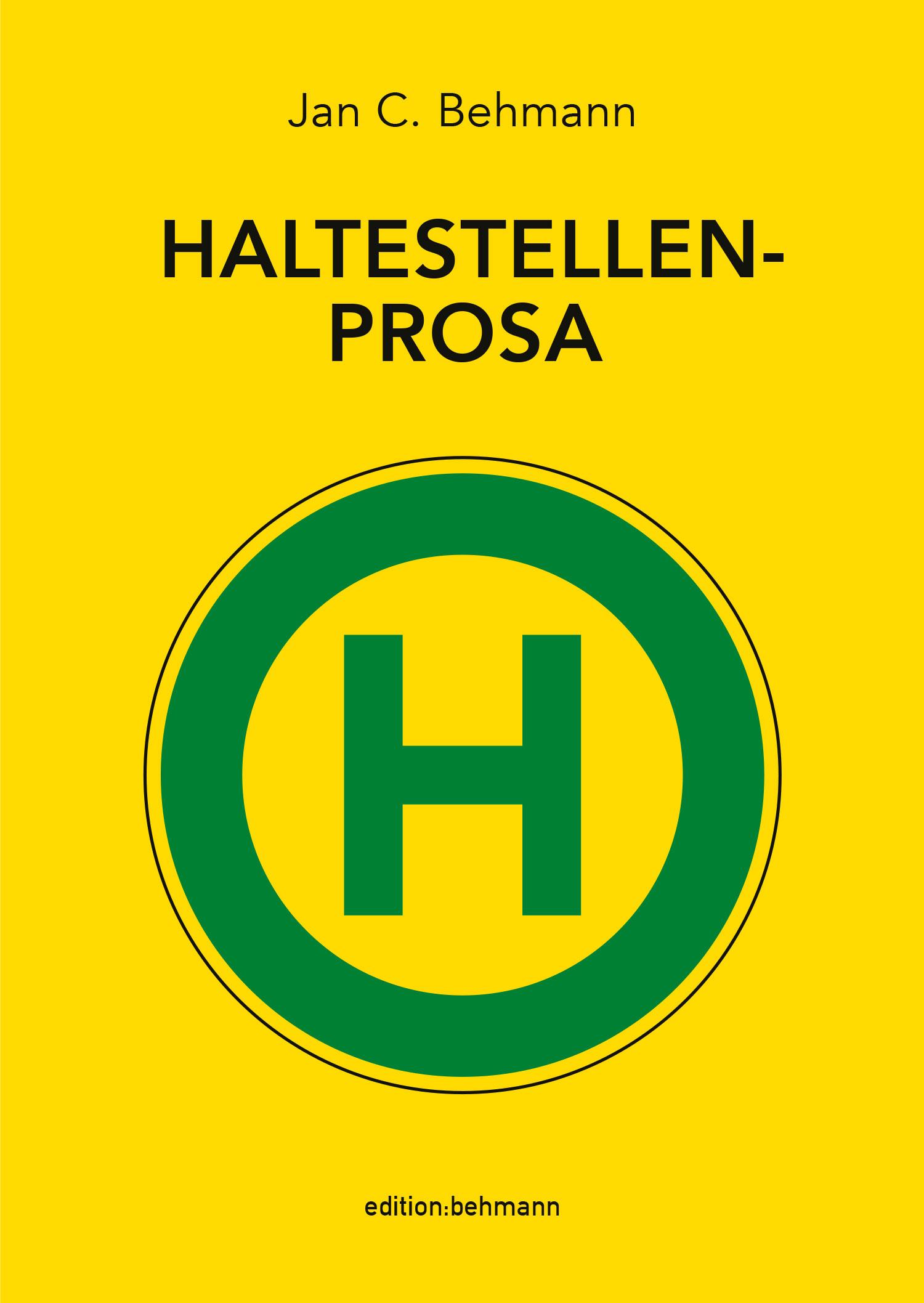 Vorderes Coverbild Haltestellenprosa