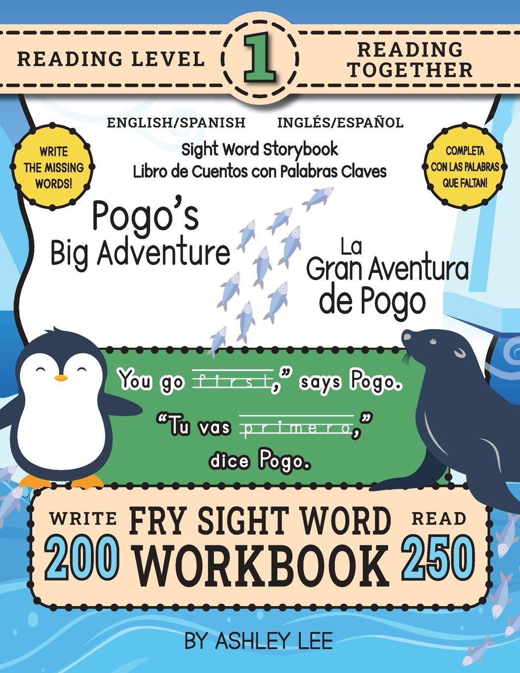 Vorderes Coverbild 250 Sight Word Storybook, Pogo's Big Adventure (Level 1) Bilingual English/Spanish Inglés/Español