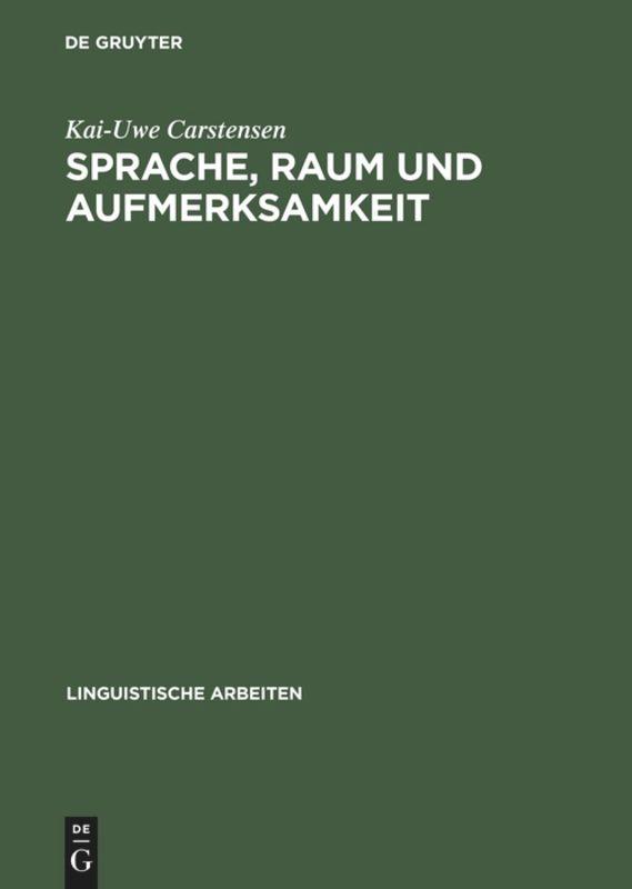 Vorderes Coverbild Sprache, Raum und Aufmerksamkeit