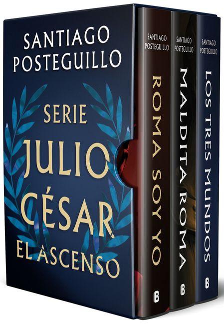Vorderes Coverbild Estuche Serie Julio César: El Ascenso (Roma Soy Yo; Maldita Roma; Los Tres Mundos) / The Ascension Trilogy Boxed Set