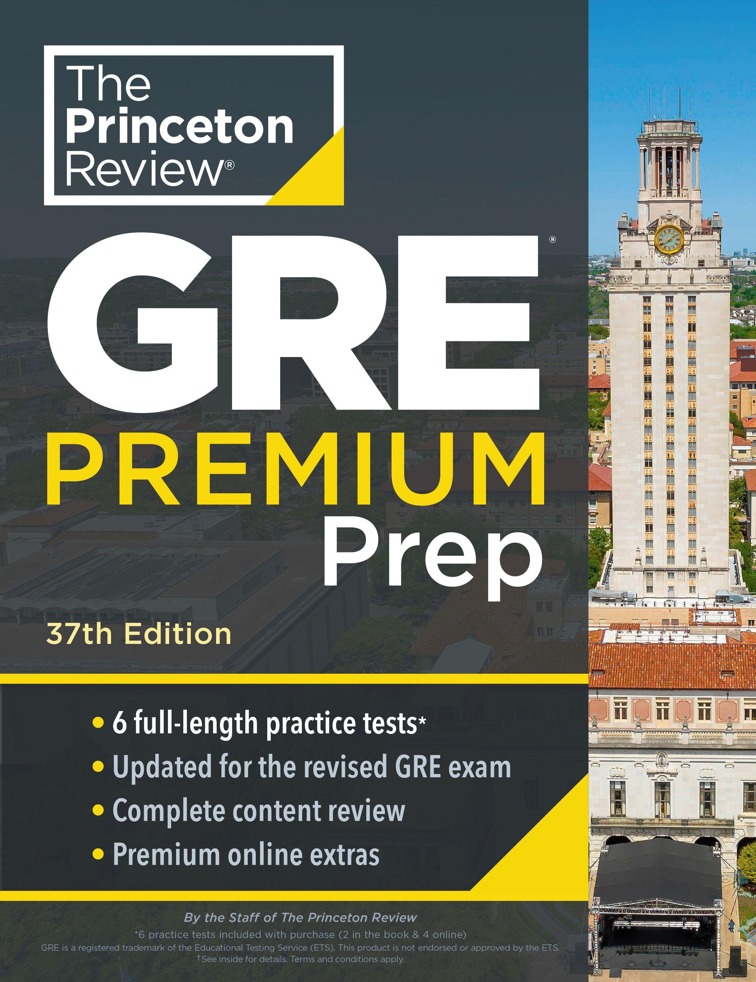 Vorderes Coverbild Princeton Review GRE Premium Prep, 37th Edition
