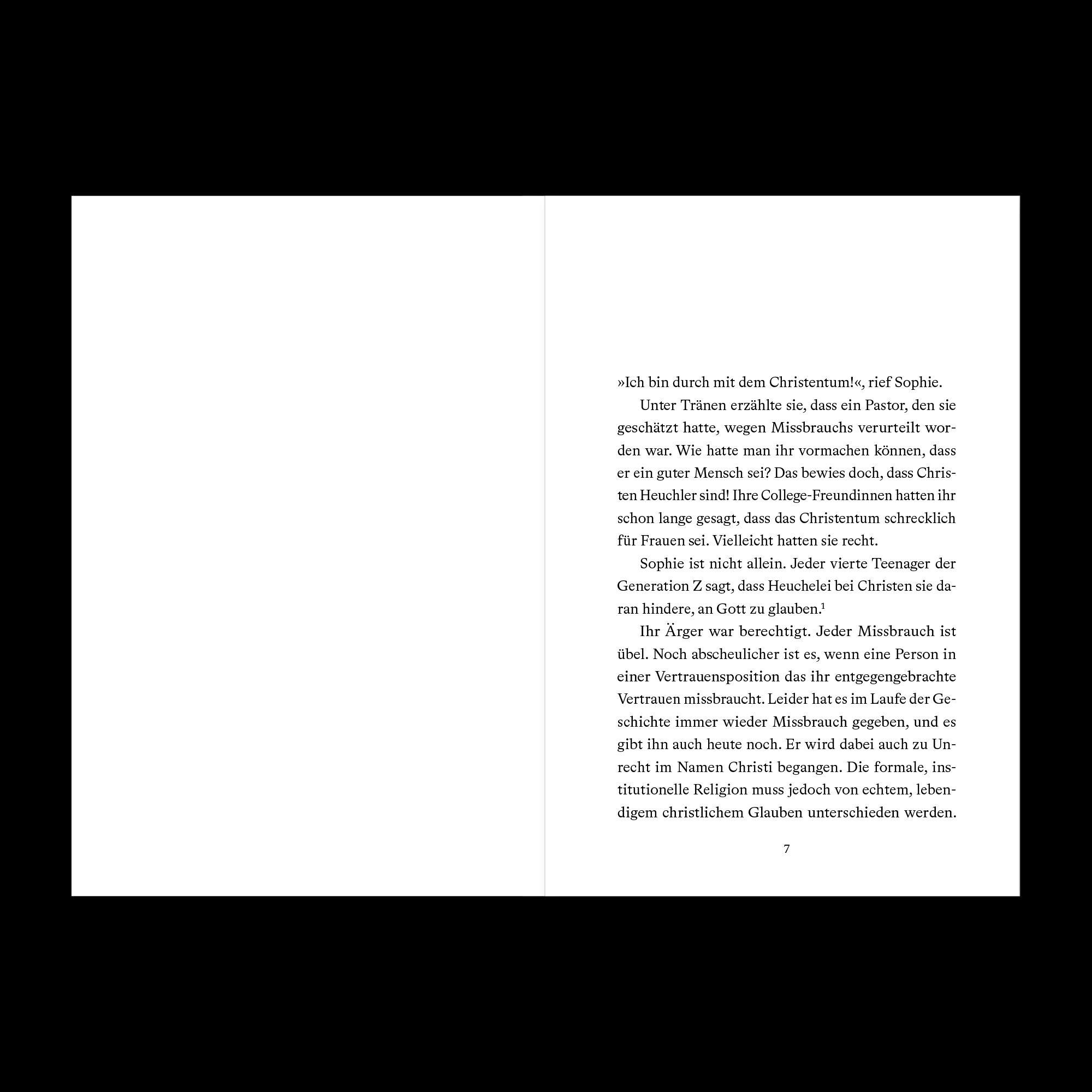 Beispielinhalt (Bild) Der Mann am Kreuz