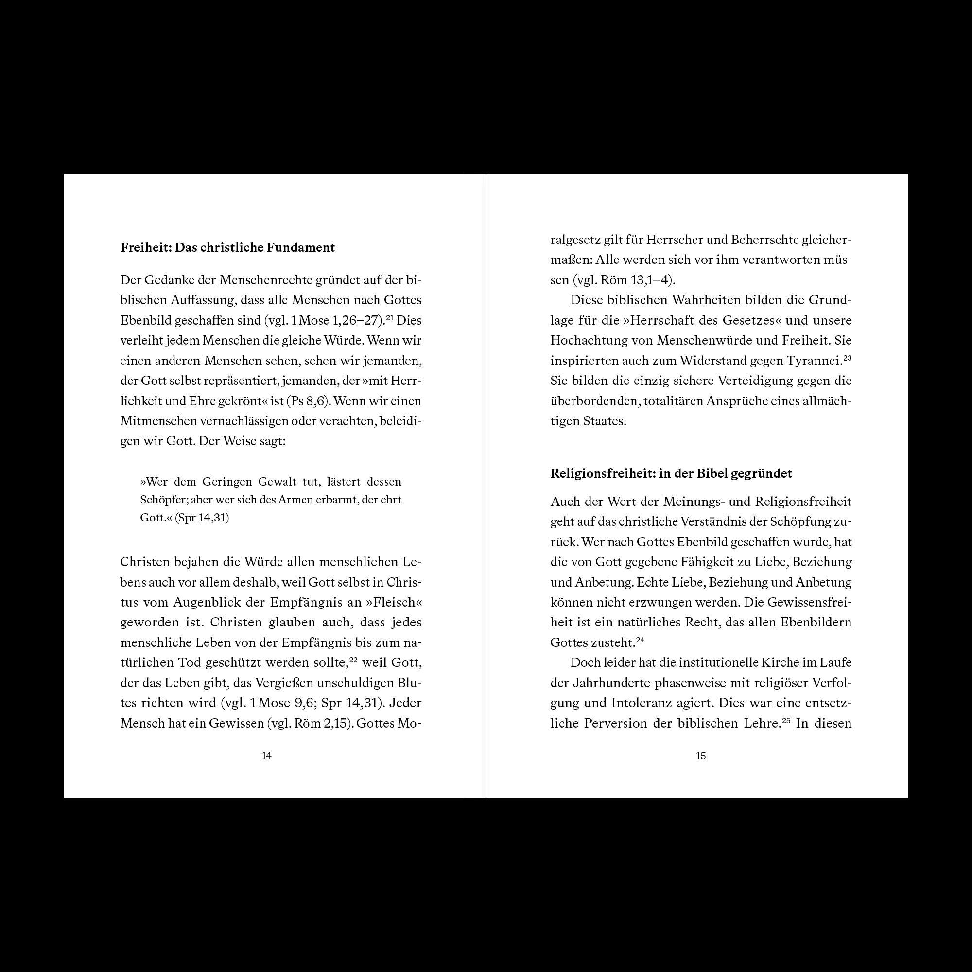 Beispielinhalt (Bild) Der Mann am Kreuz