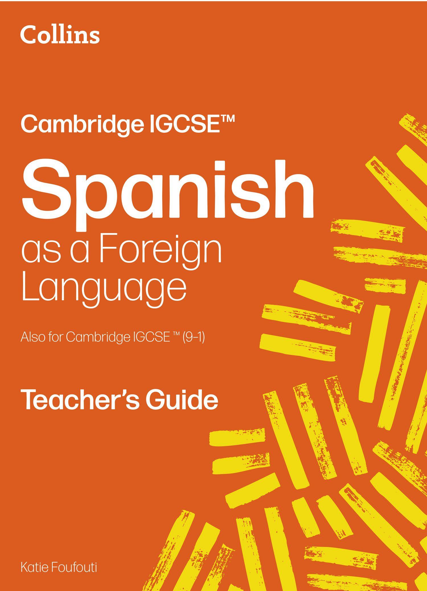 Vorderes Coverbild Cambridge IGCSE(TM) Spanish Teacher's Guide