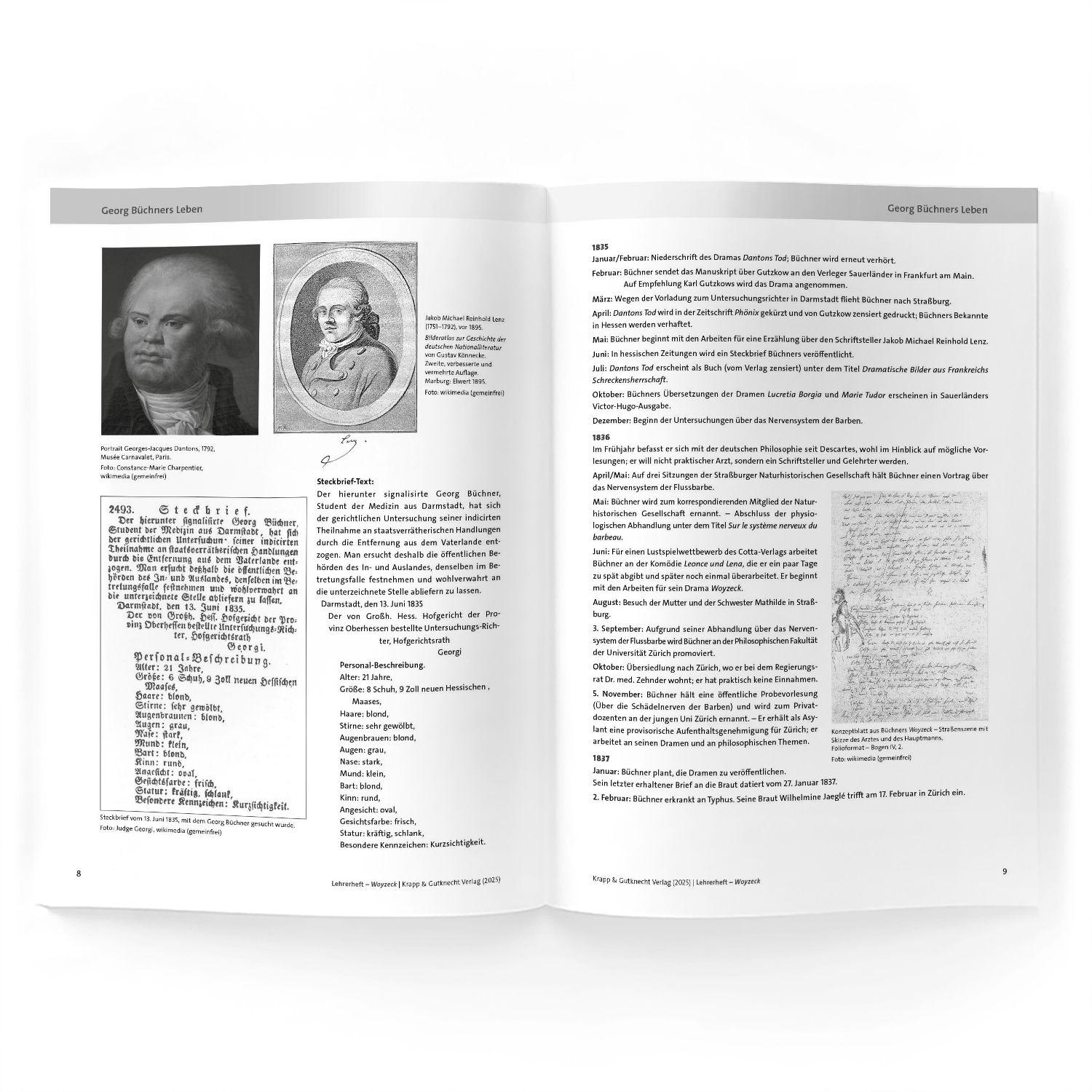 Beispielinhalt (Bild) Woyzeck - Georg Büchner - Lehrerheft