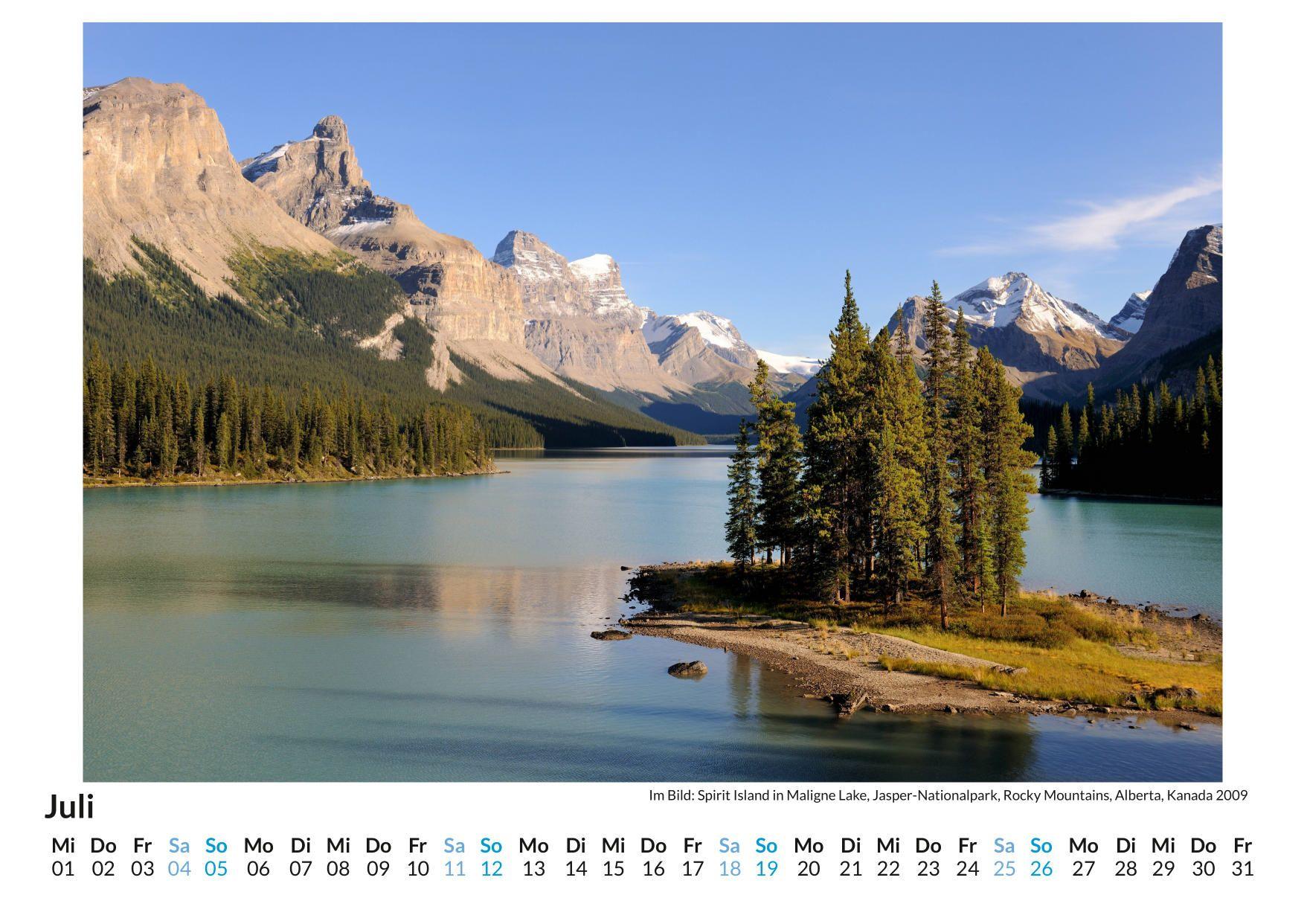 Beispielinhalt (Bild) Der Westen Kanadas