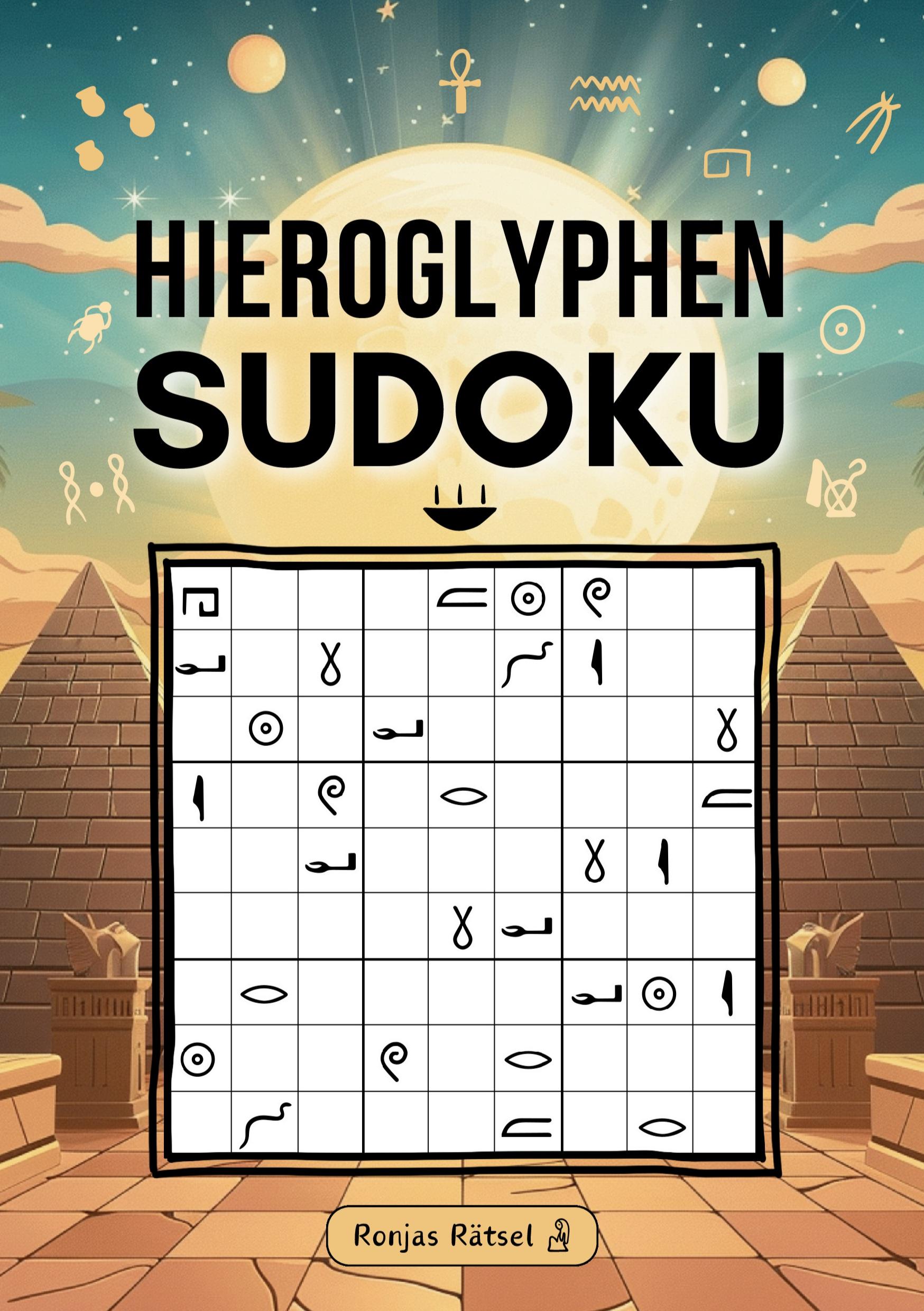 Vorderes Coverbild Hieroglyphen Sudoku