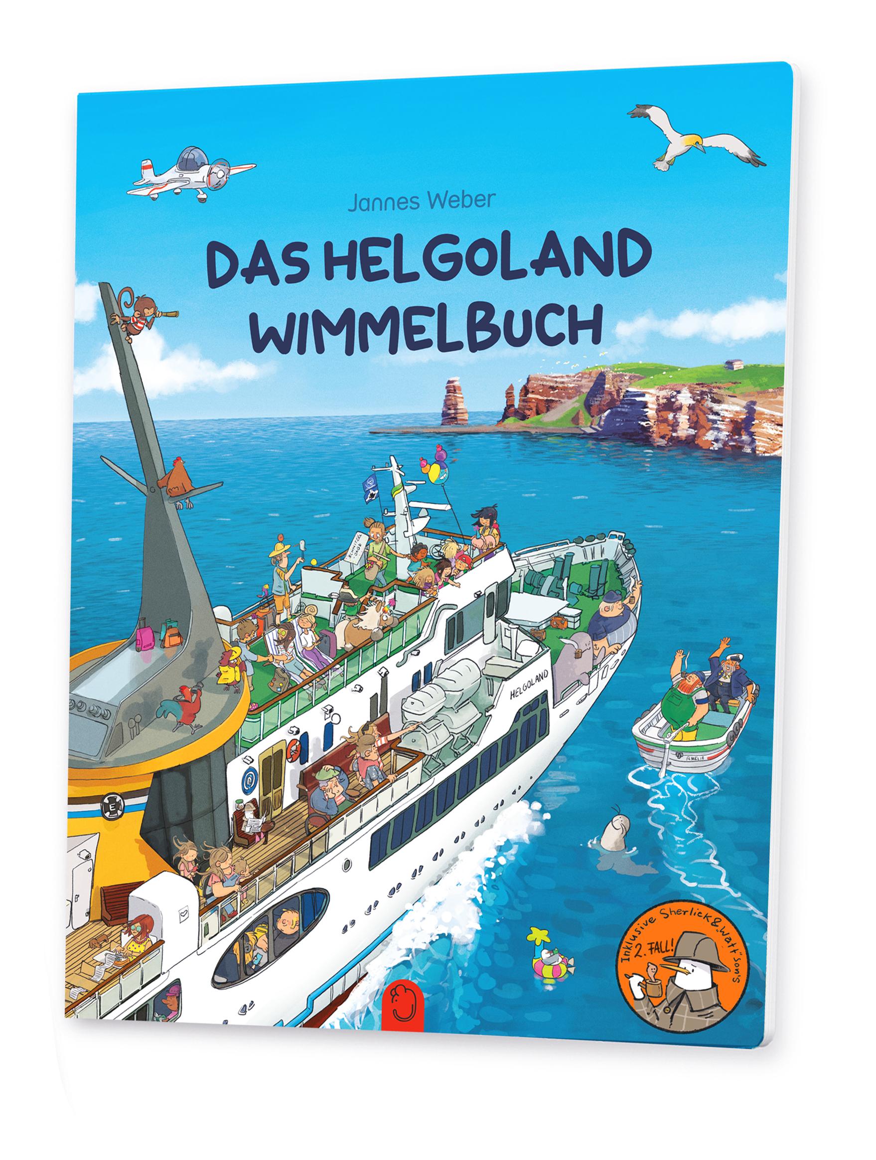 Vorderes Coverbild Das Helgoland Wimmelbuch